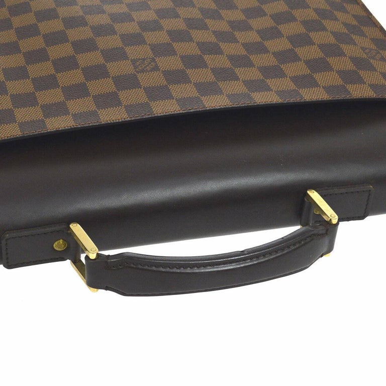 Louis Vuitton Monogram Canvas Men's Women's Travel Top Handle Briefcase Bag  For Sale at 1stDibs