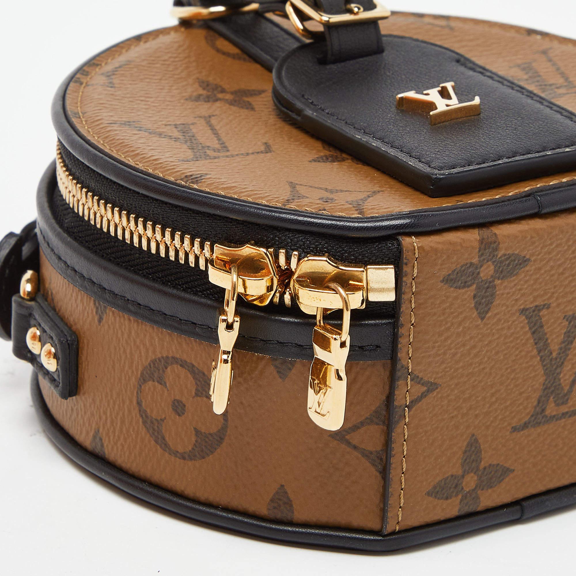 Louis Vuitton Monogram Canvas Mini Boite Chapeau Bag In Excellent Condition In Dubai, Al Qouz 2