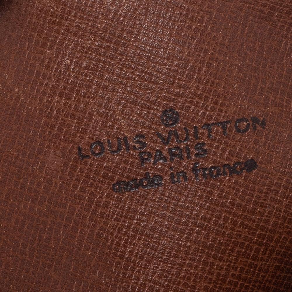 Black Louis Vuitton Monogram Canvas Mini Danube Bag