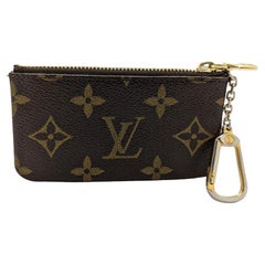 Used Louis Vuitton Monogram Canvas Mini Key Pouch