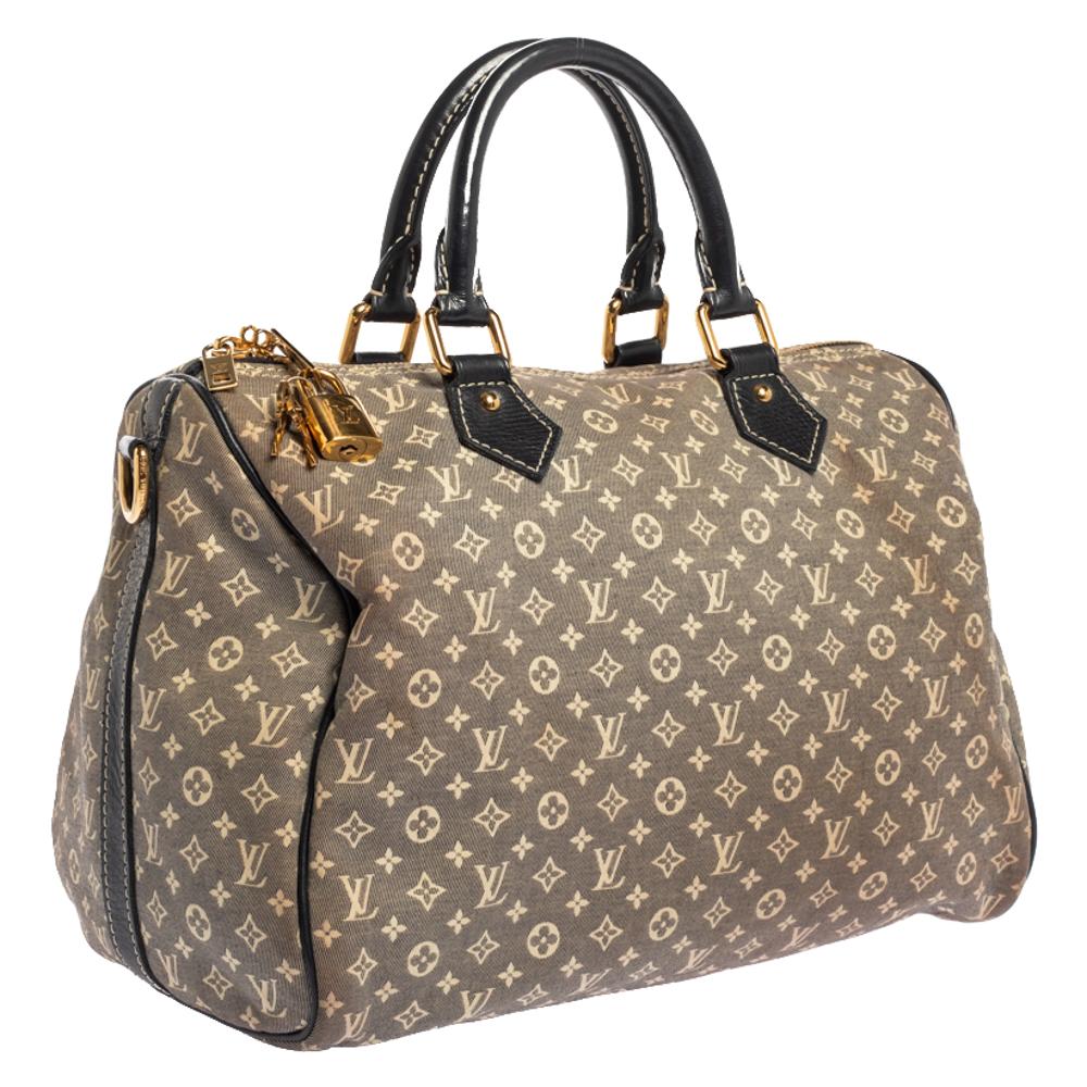 Louis Vuitton Monogram Canvas Mini Lin Speedy 30 Bag In Fair Condition In Dubai, Al Qouz 2