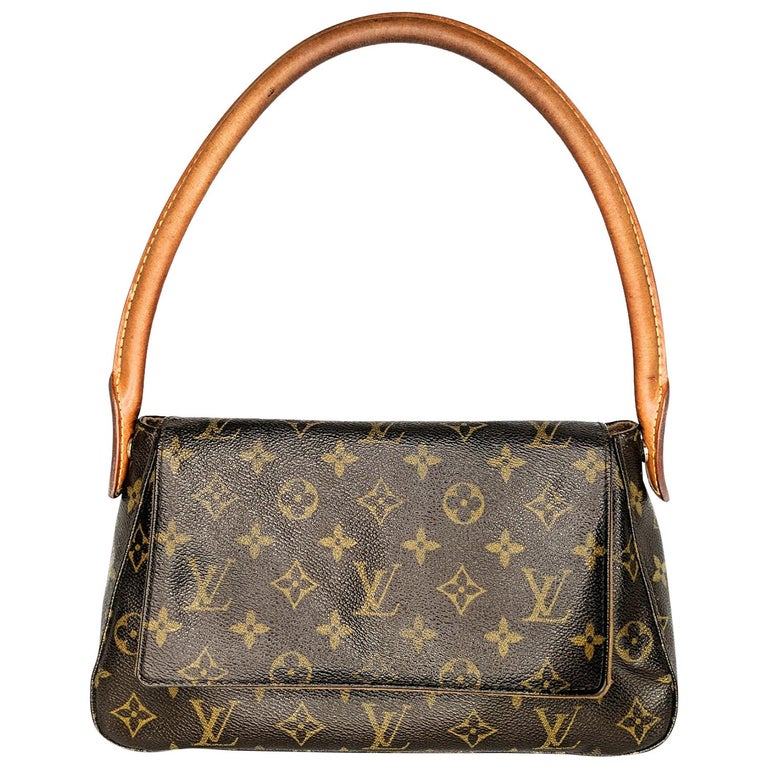 Louis Vuitton Monogram Canvas Mini Shoulder Bag 1stDibs | louis vuitton mini looping bag retail price, louis monogram mini looping, louis vuitton mini looping bag