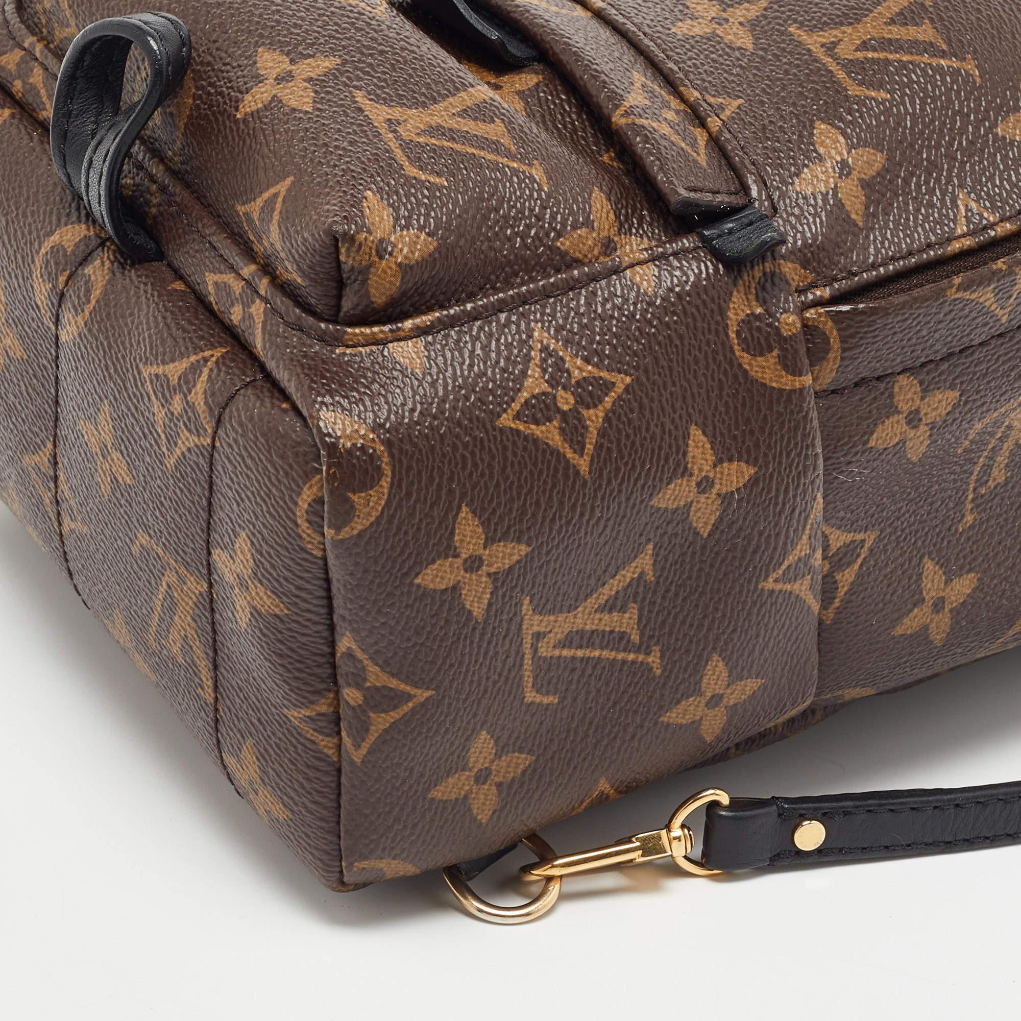 Louis Vuitton - Mini sac à dos Palm Springs en toile avec monogramme 1