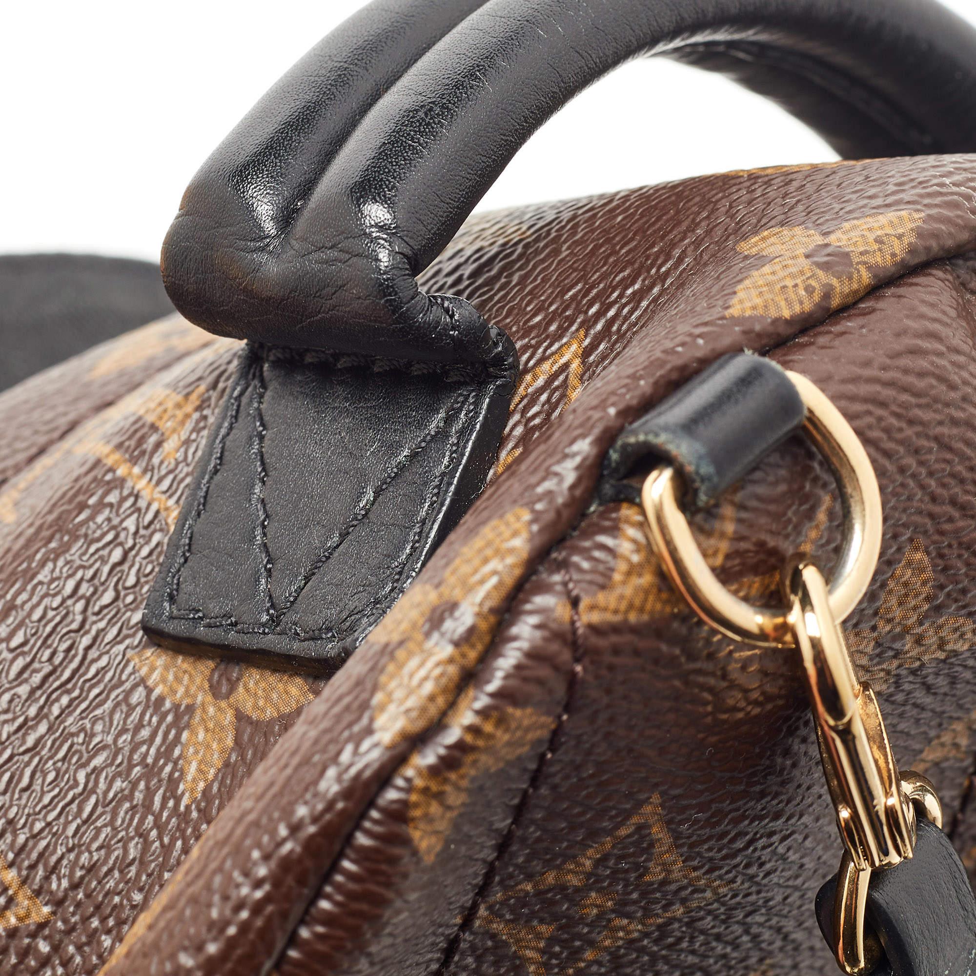 Louis Vuitton - Mini sac à dos Palm Springs en toile avec monogramme 3