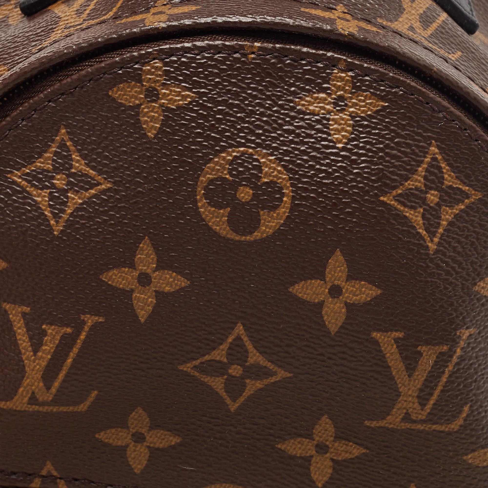 Louis Vuitton - Mini sac à dos Palm Springs en toile avec monogramme 4