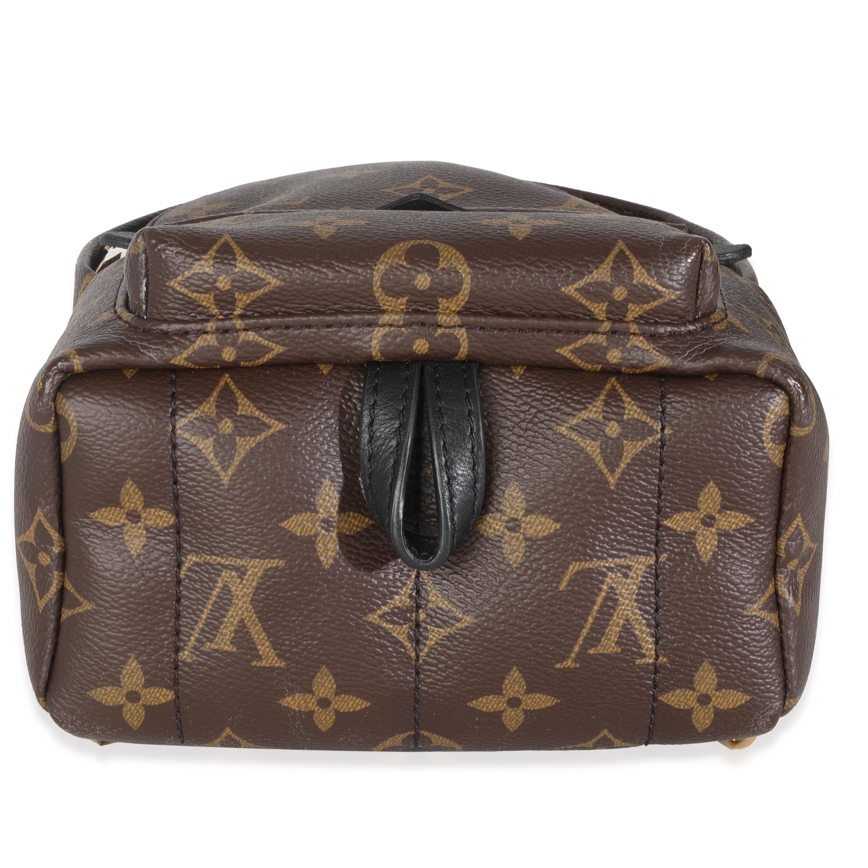 Louis Vuitton Monogram Canvas Mini Palm Springs en vente 3