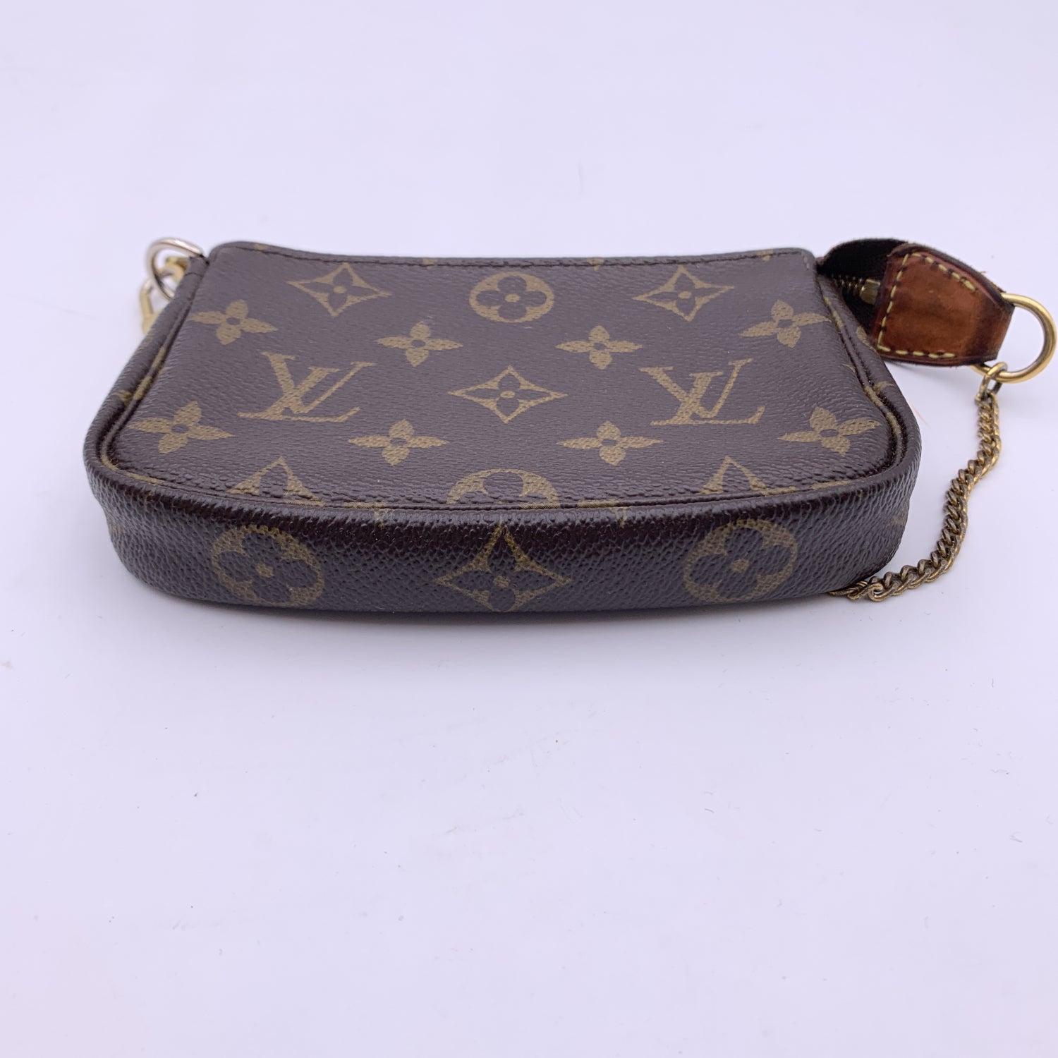 Louis Vuitton Monogram Canvas Mini Pochette Accessoires Bag Pouch 2