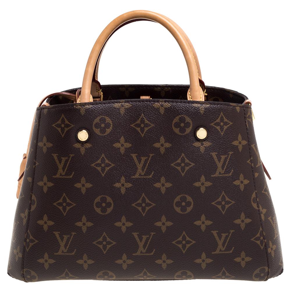 Louis Vuitton Monogram Canvas Montaigne BB Bag In Good Condition In Dubai, Al Qouz 2