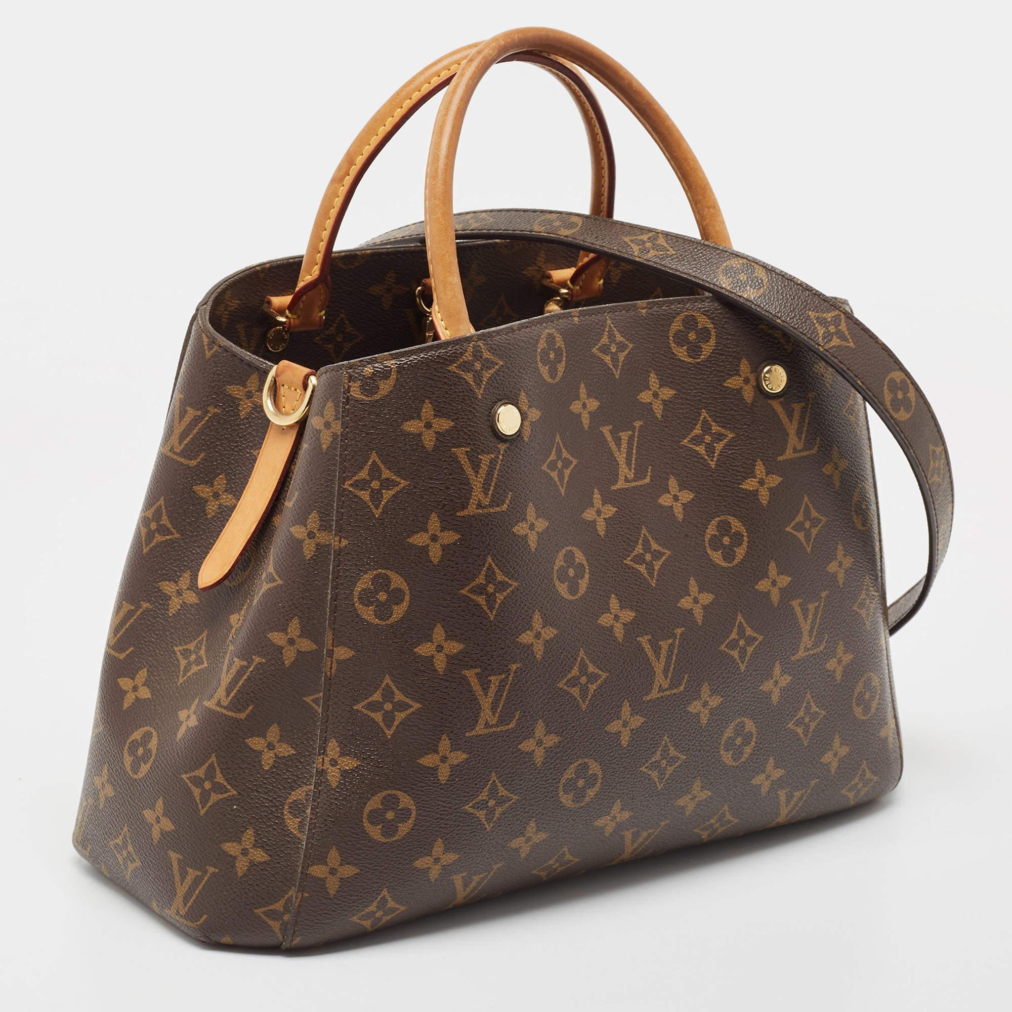 Louis Vuitton Monogram Canvas Montaigne BB Bag In Good Condition In Dubai, Al Qouz 2