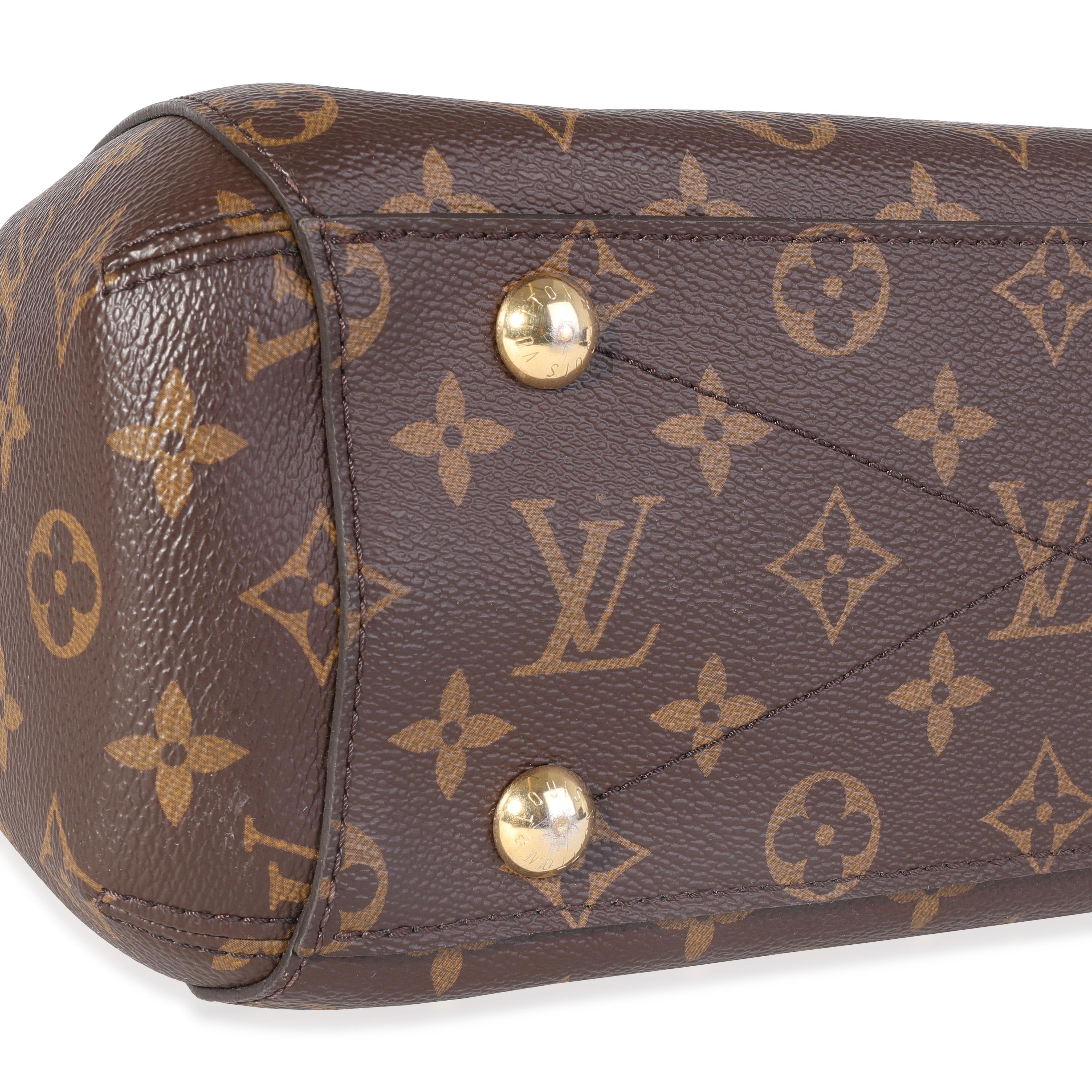 Listing Title: Louis Vuitton Monogram Canvas Montaigne BB
SKU: 120106
MSRP: 2780.00

Condition: Pre-owned
Handbag Condition: Very Good
Condition Comments: Feet scratched. Handles and trim show some discoloration. Interior shows signs of use.

Brand: