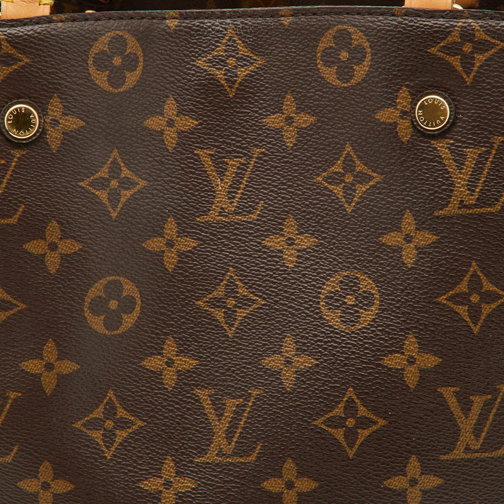 Louis Vuitton Monogram Canvas Montaigne MM Bag For Sale 2