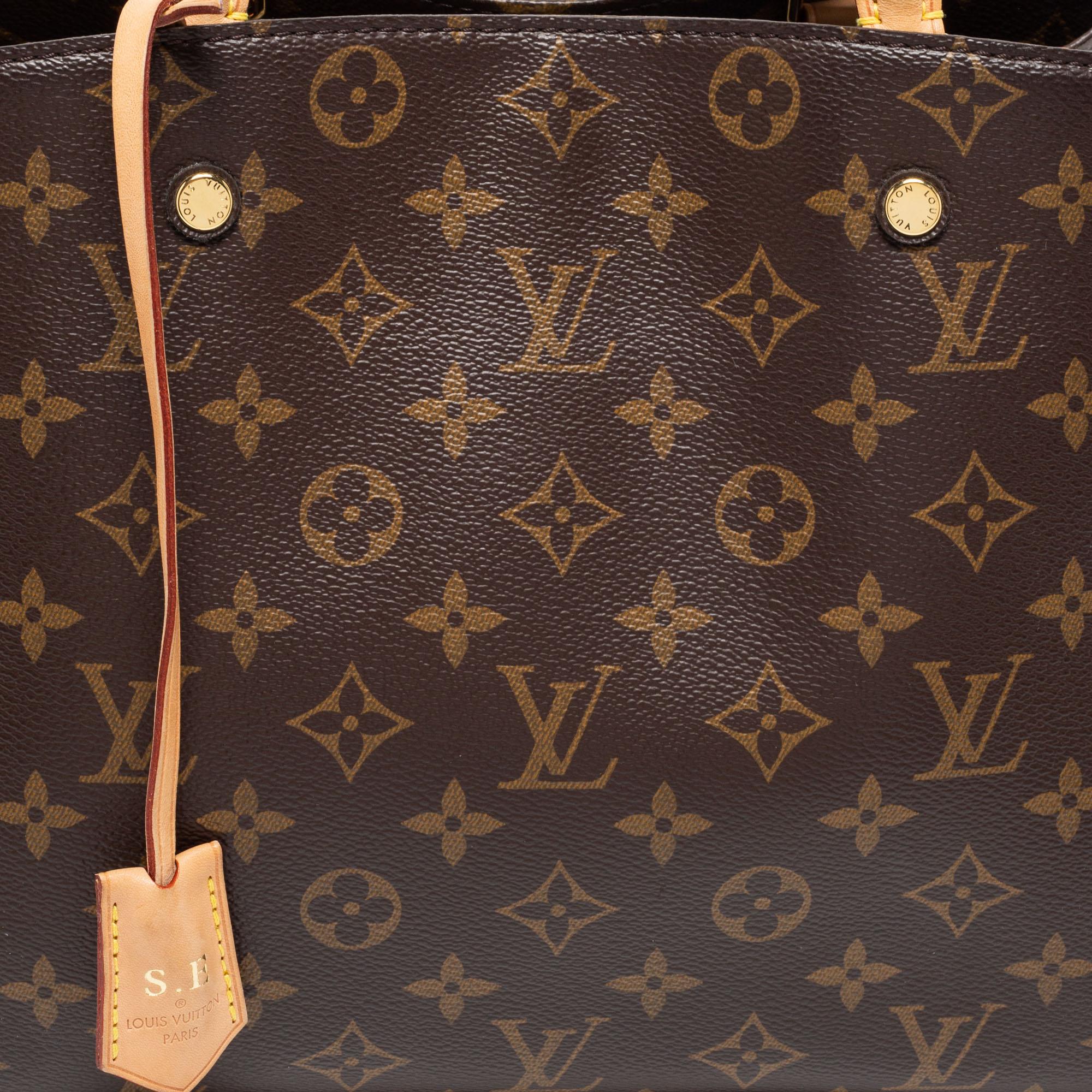 Louis Vuitton Monogram Canvas Montaigne MM Bag 1