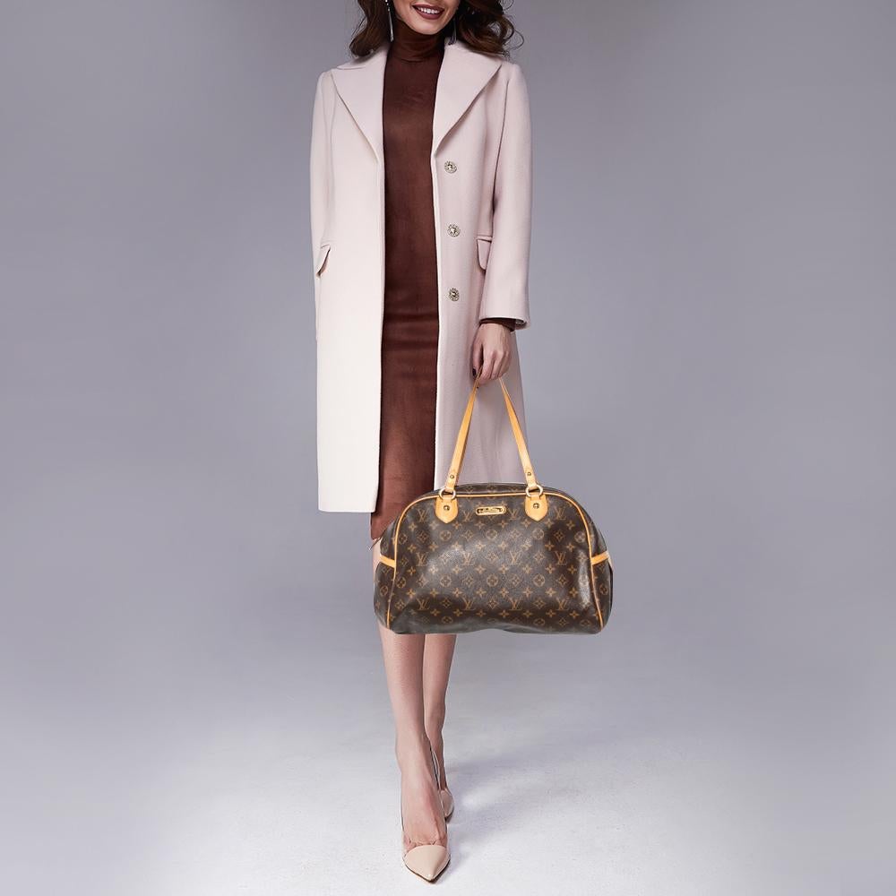 Black Louis Vuitton Monogram Canvas Montorgueil GM Bag