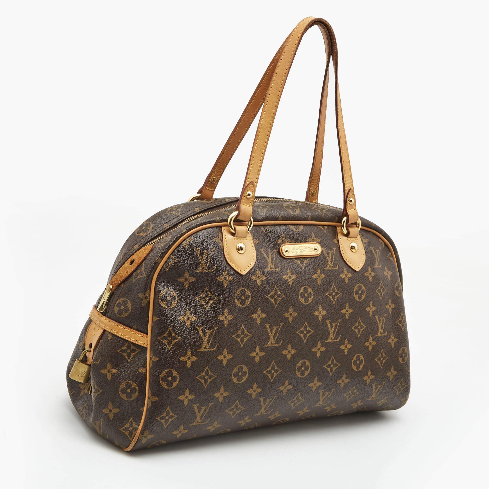 Women's Louis Vuitton Monogram Canvas Montorgueil GM Bag