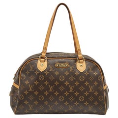 Monogrammierte Montorgueil GM-Tasche aus Segeltuch von Louis Vuitton