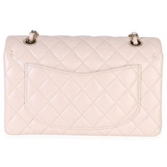 Chanel Light Pink Quilted Lambskin Small Classic Double Flap Bag