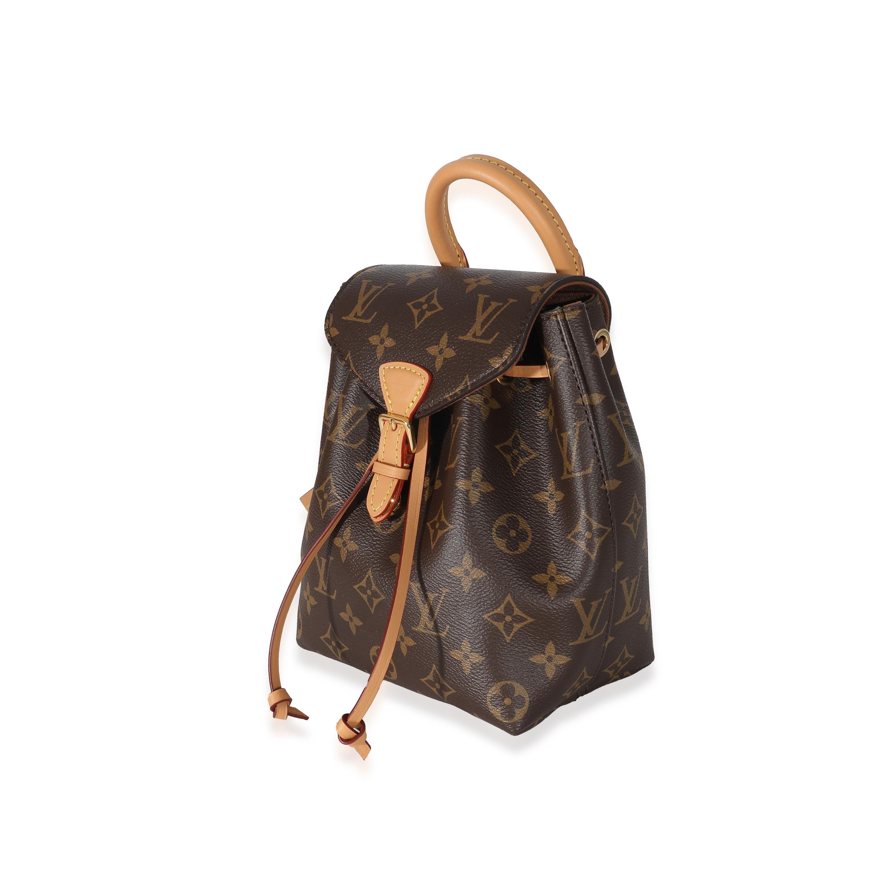Louis Vuitton Monogram Canvas Montsouris BB  In Excellent Condition In New York, NY