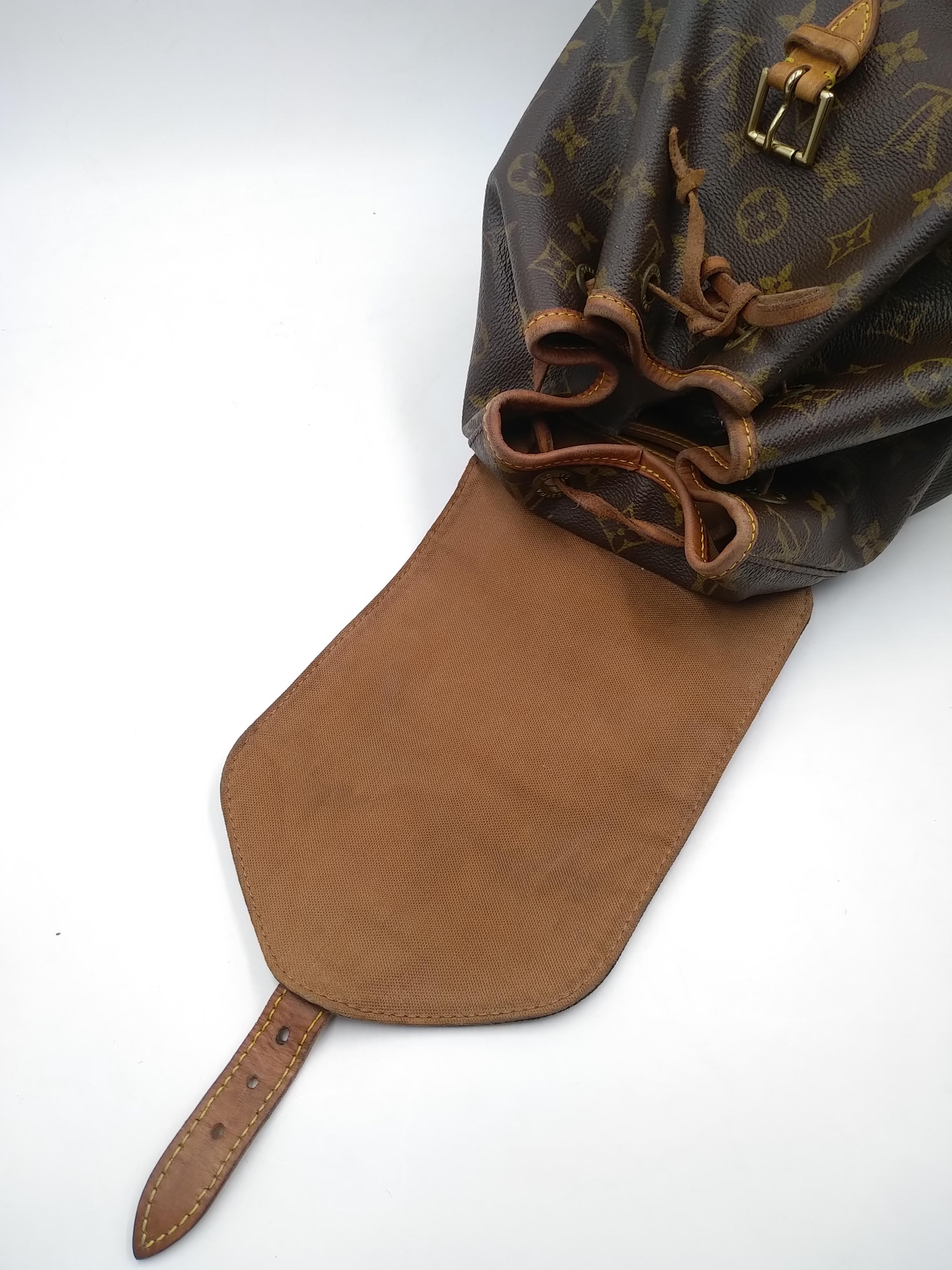 Louis Vuitton Monogram Canvas Montsouris PM Backpack Bag 3