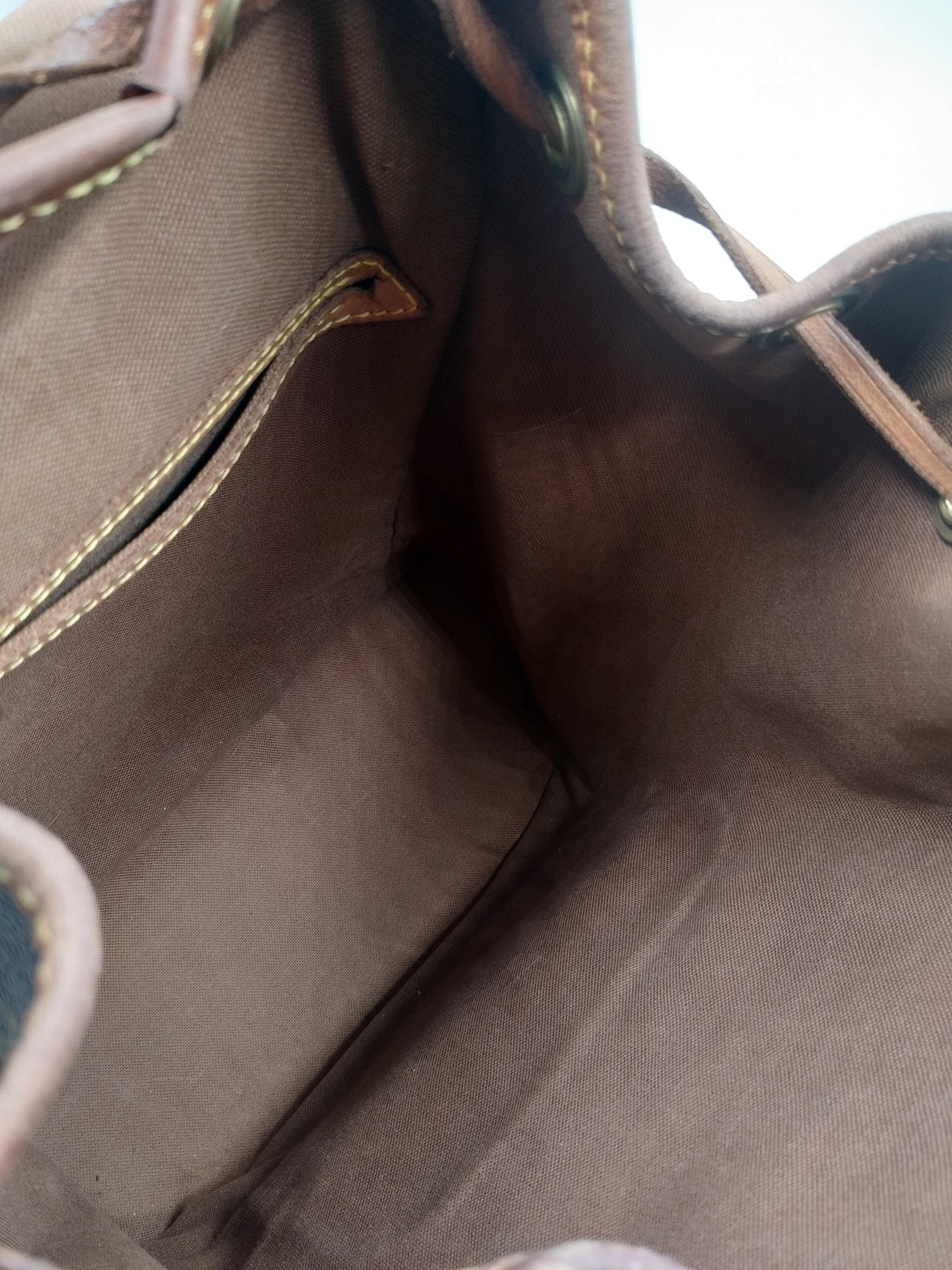 Louis Vuitton Monogram Canvas Montsouris PM Backpack Bag 7