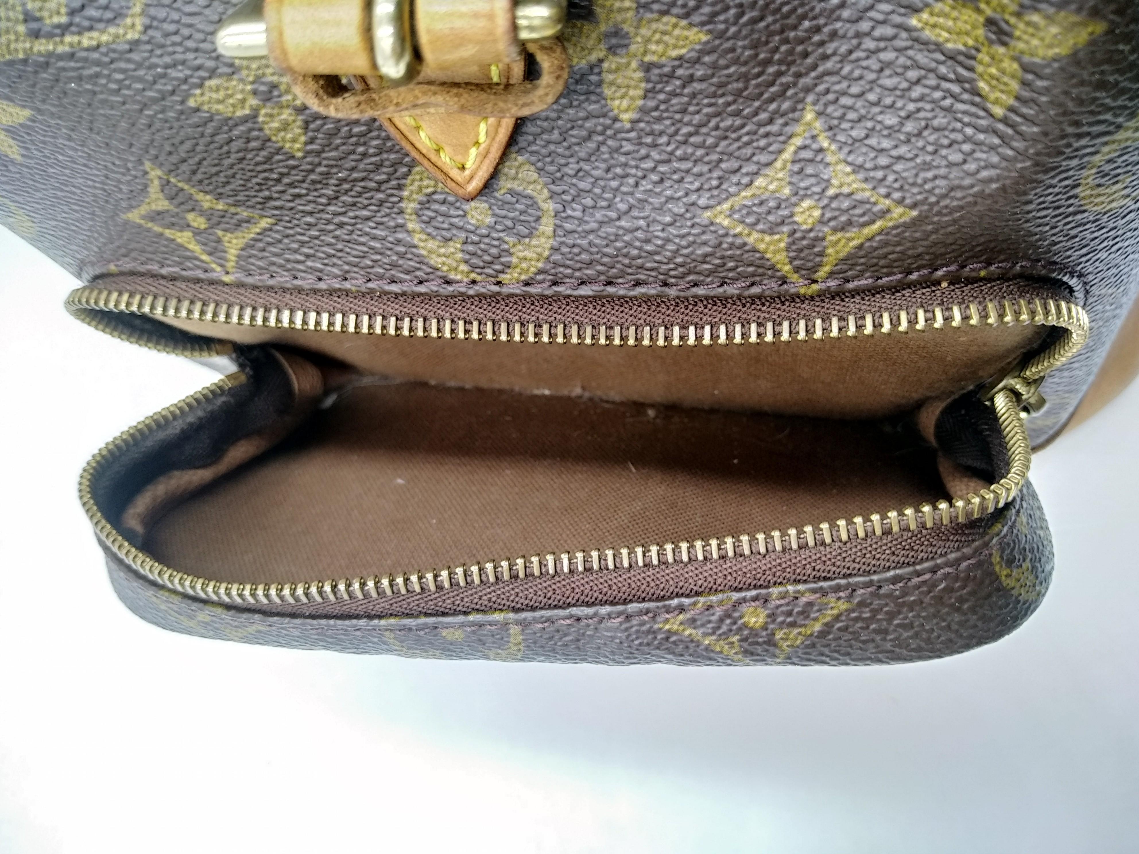 Louis Vuitton Monogram Canvas Montsouris PM Backpack Bag 8