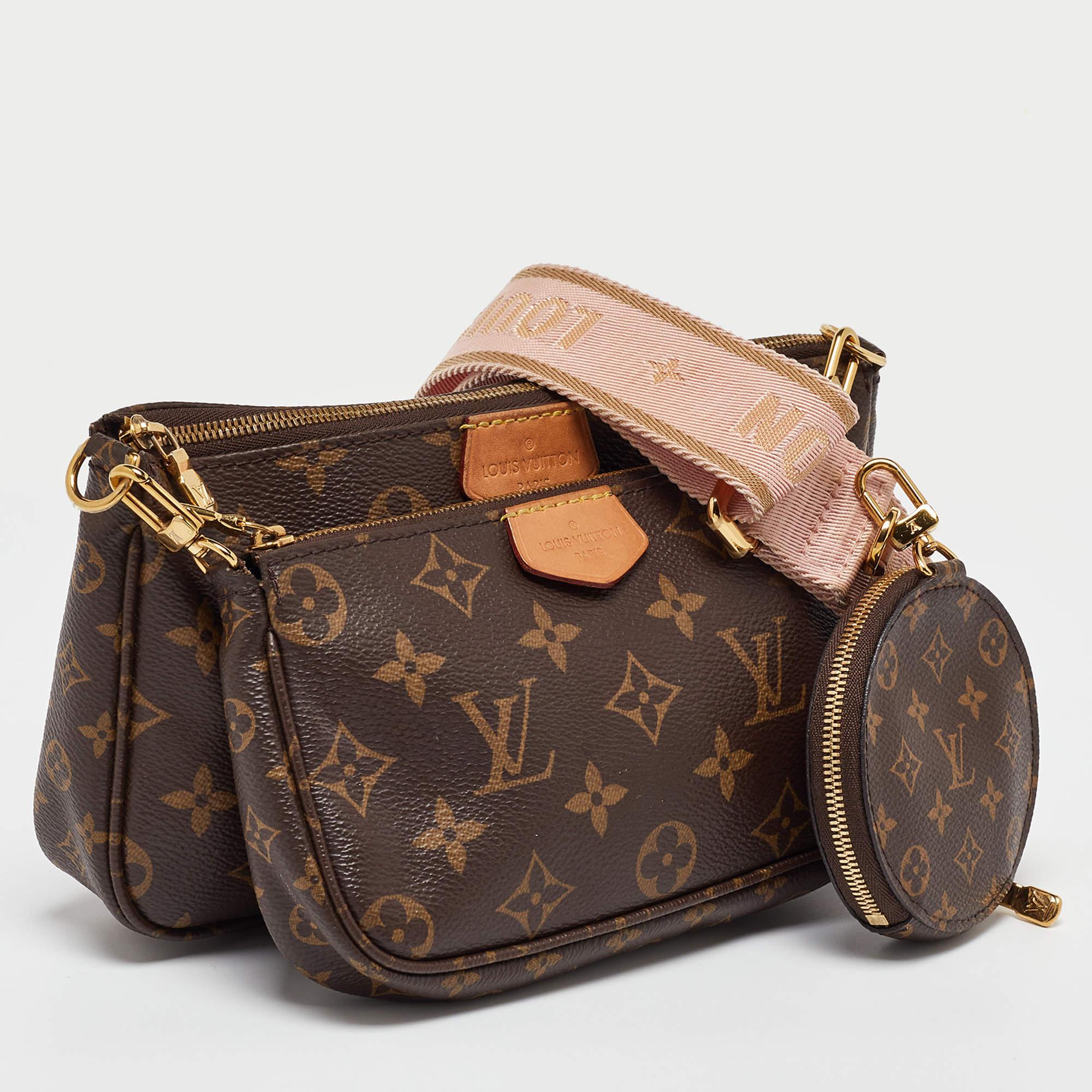 Black Louis Vuitton Monogram Canvas Multi Pochette Accessoires Bag