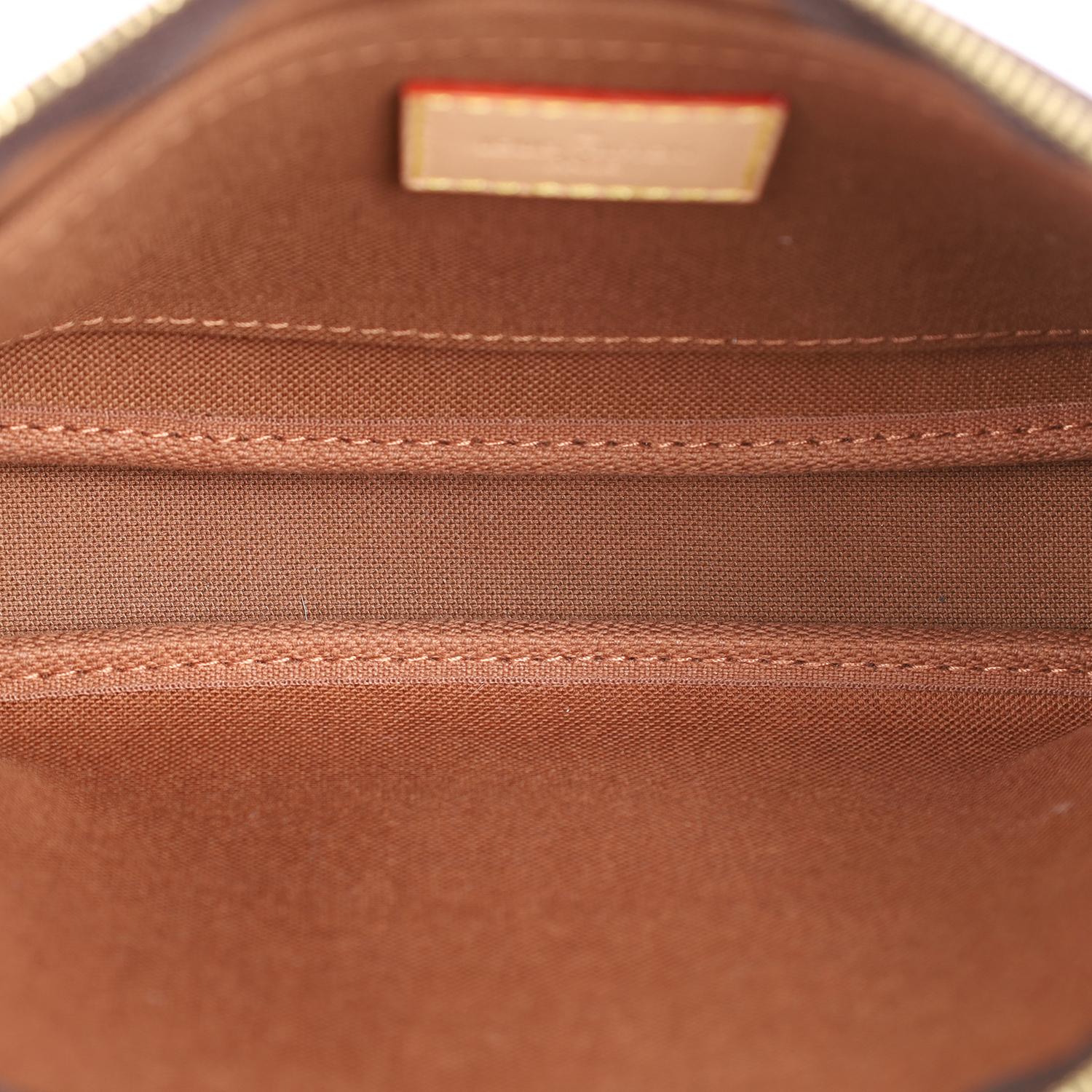 LOUIS VUITTON Monogram Canvas Multi Pochette Zubehör Cross Body Bag Khaki im Angebot 7