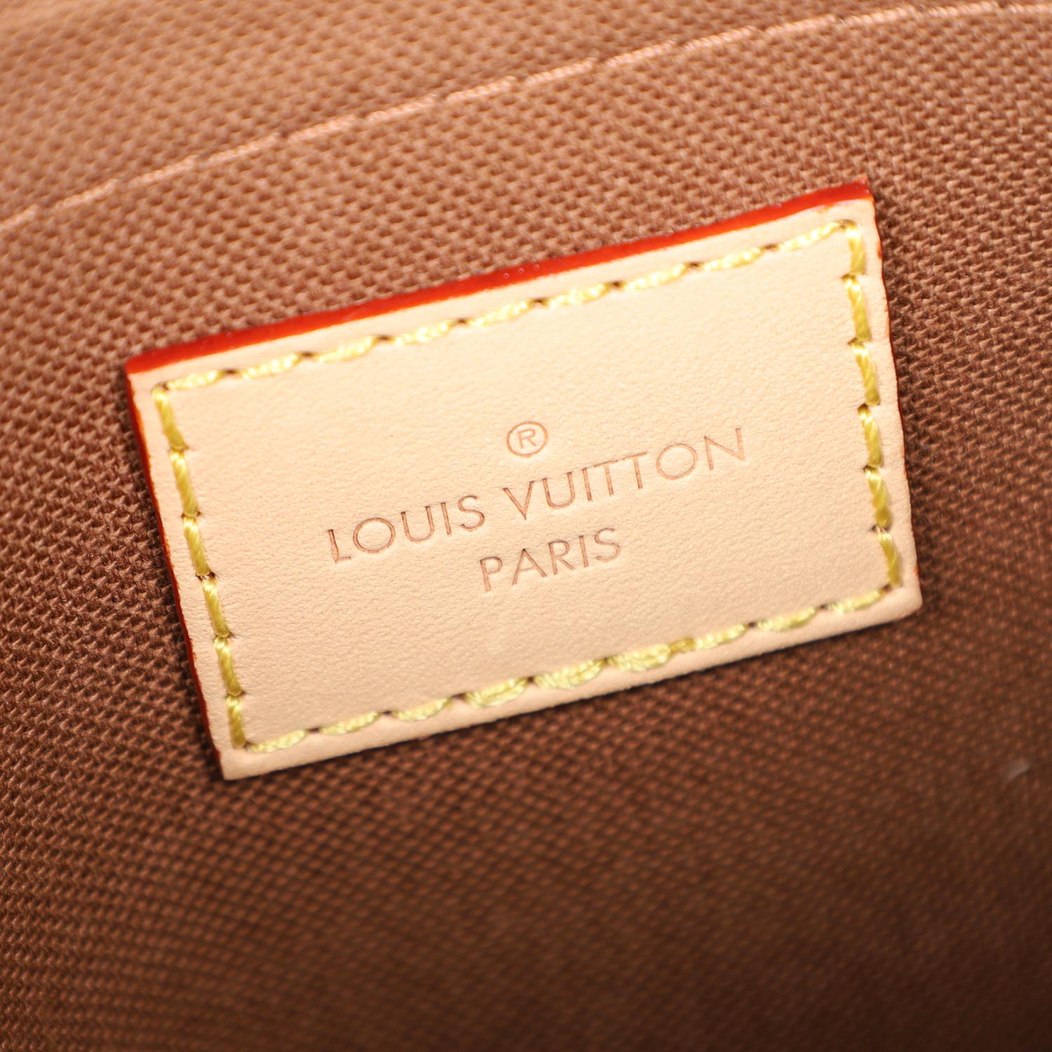 LOUIS VUITTON Monogram Canvas Multi Pochette Zubehör Cross Body Bag Khaki im Angebot 10