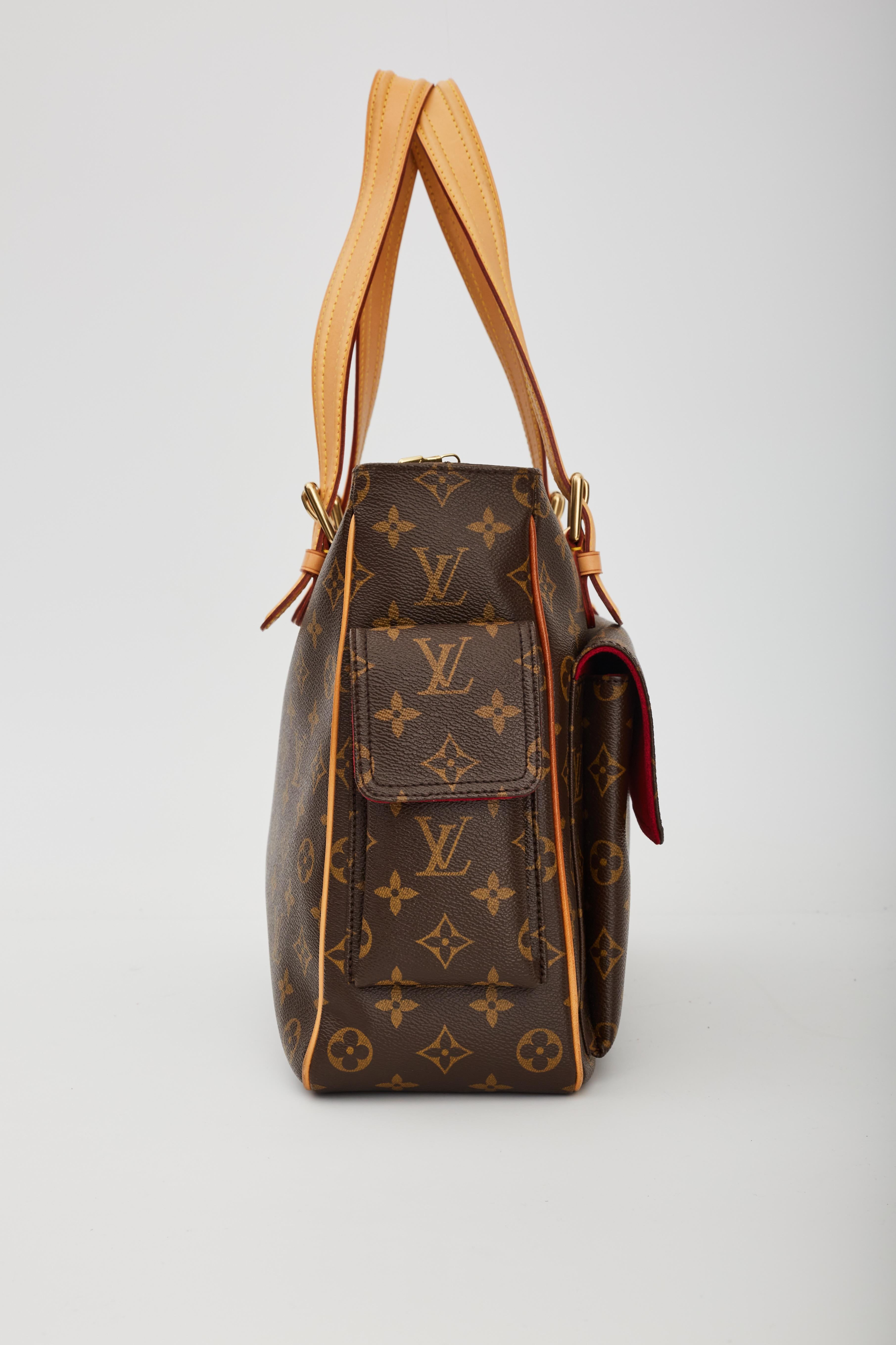Marrone Borsa Louis Vuitton Monogram Canvas Multipli Cite