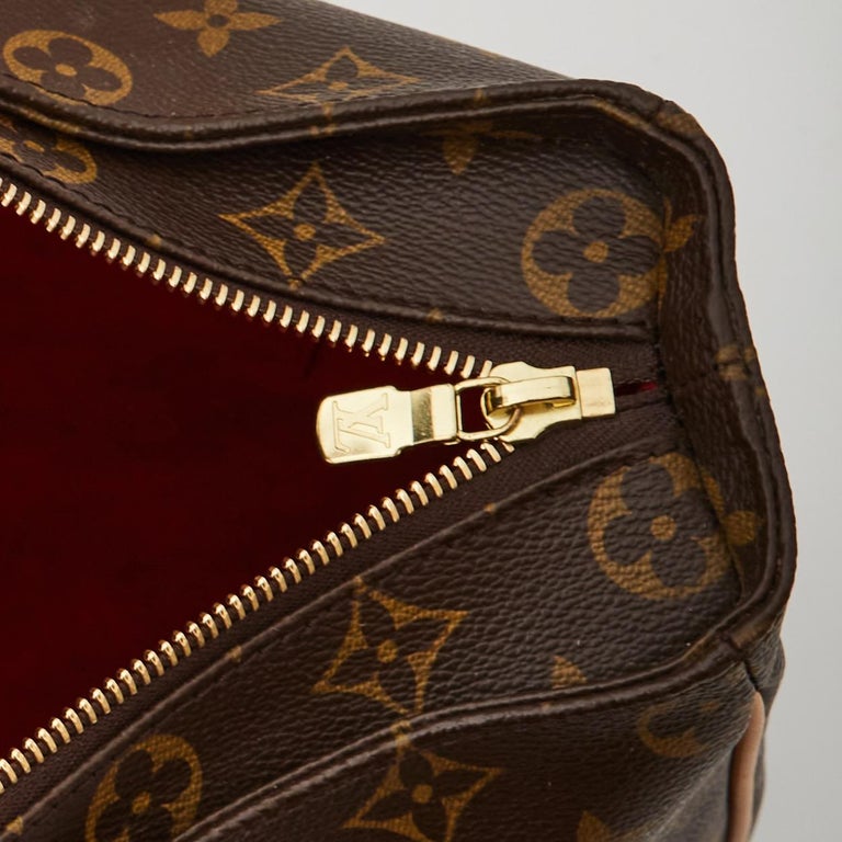 Multipli cité cloth handbag Louis Vuitton Brown in Cloth - 16280854