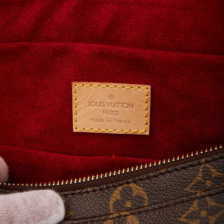 Multipli cité cloth handbag Louis Vuitton Brown in Cloth - 16280854