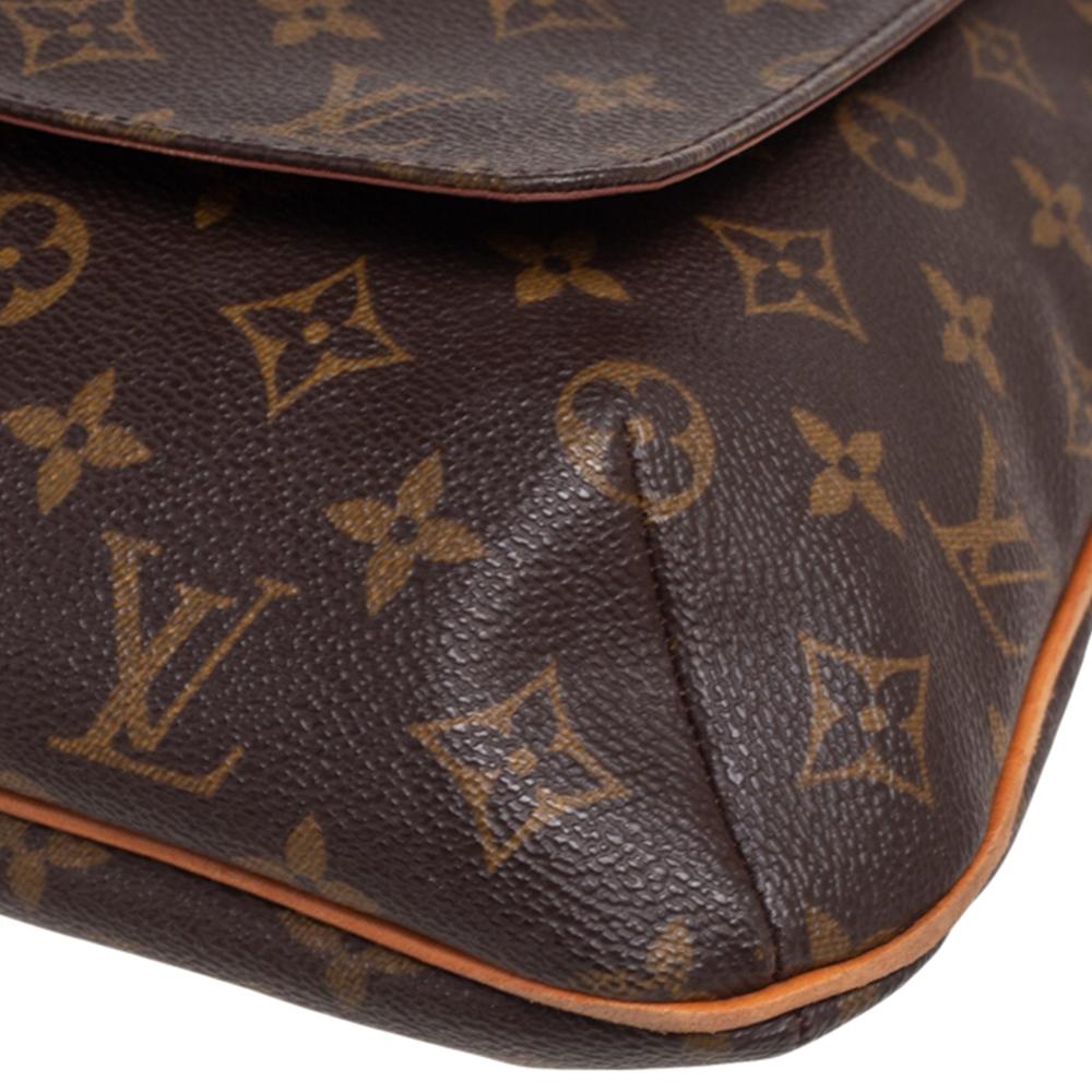 Gray Louis Vuitton Monogram Canvas Musette Salsa GM Bag