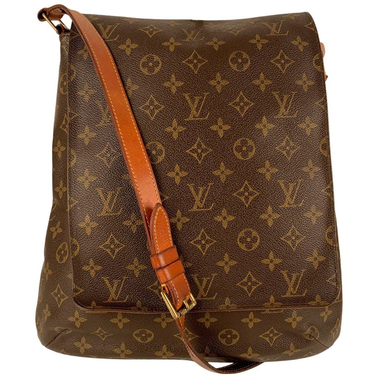 Louis Vuitton Monogram Canvas Musette Shoulder Bag Flap Messenger For
