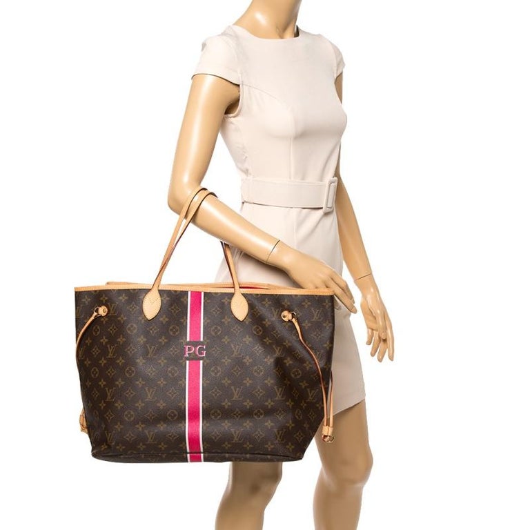 Louis Vuitton Neverfull mm My LV Heritage Customizable Monogram