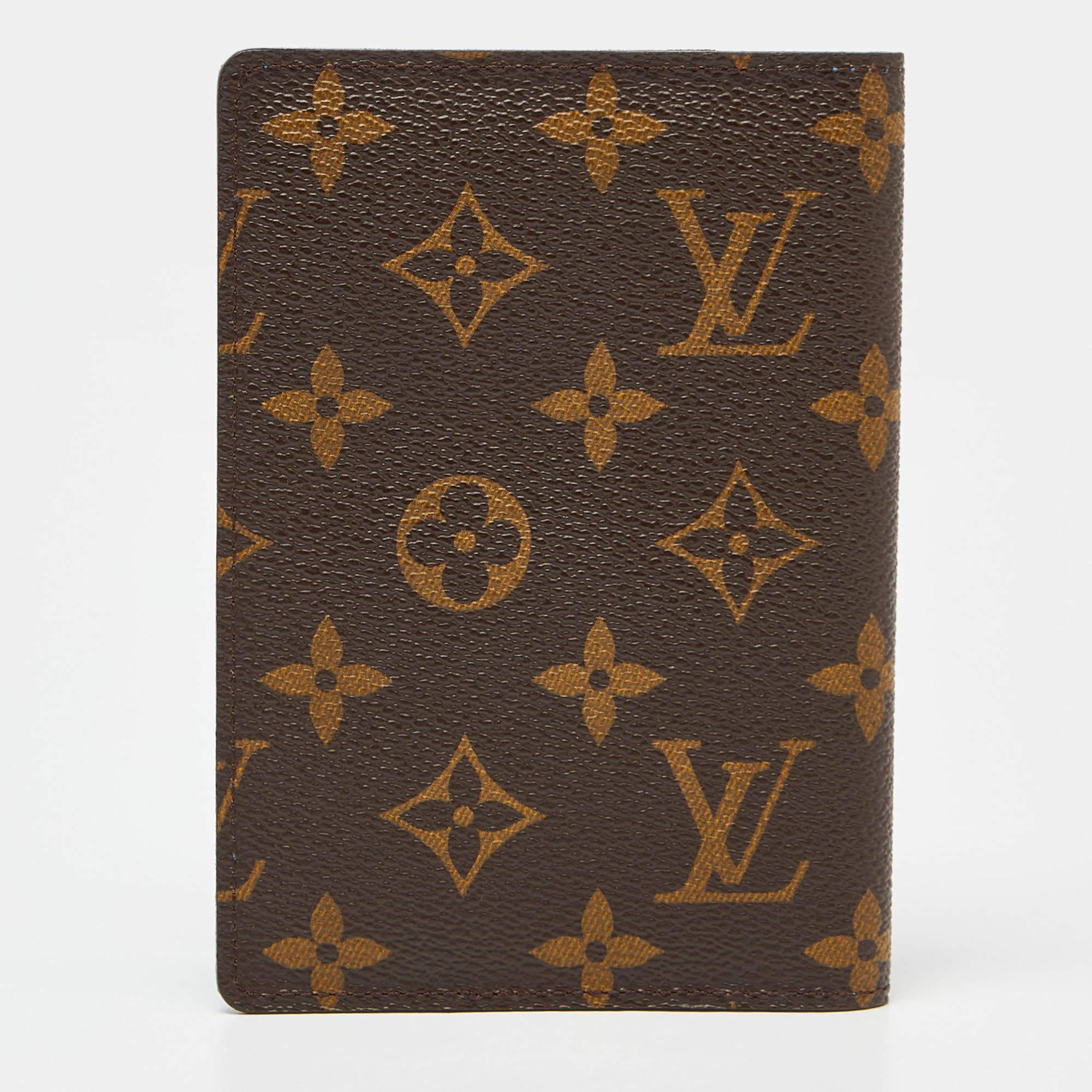 The Louis Vuitton My LV Heritage passport cover is a luxurious travel accessory. Crafted from the iconic LV monogram canvas, it features a sleek design, multiple card slots, and a passport compartment, making it an elegant and practical choice for