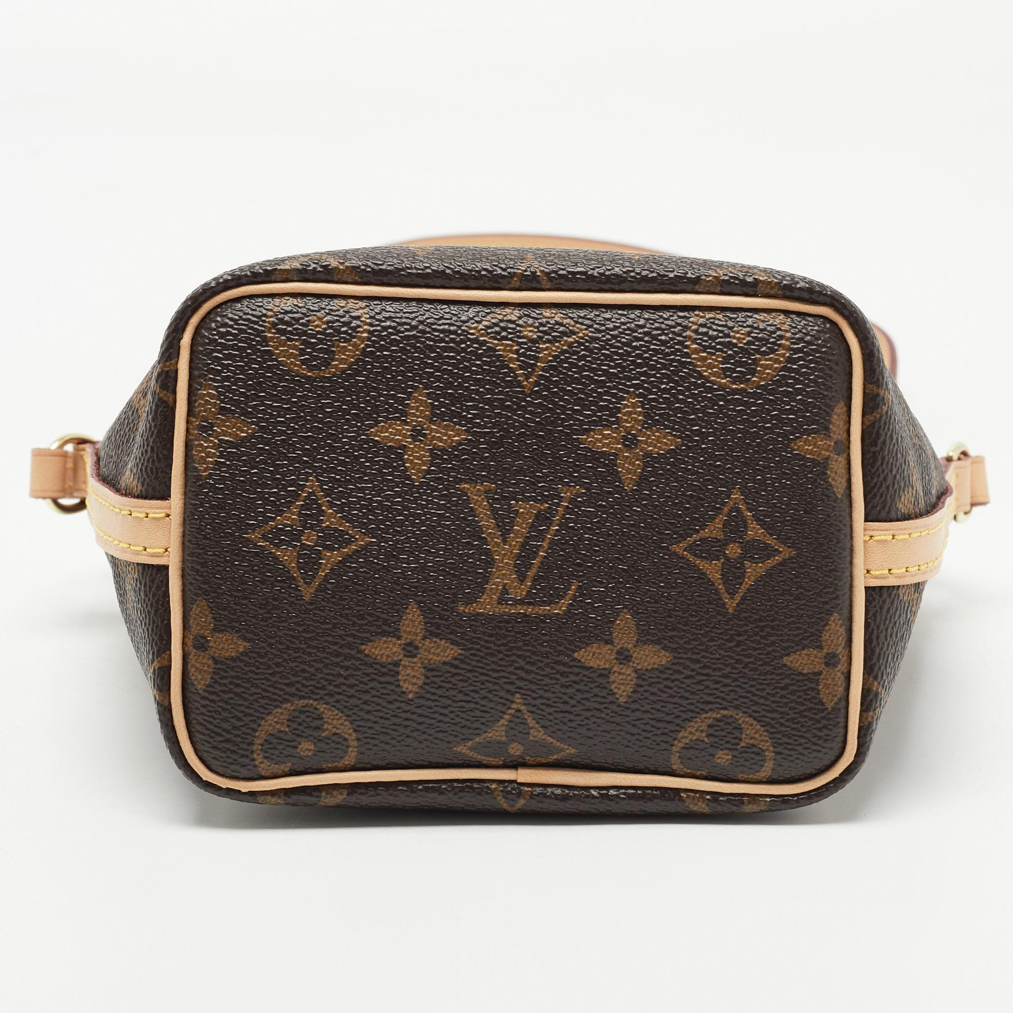 Louis Vuitton Monogram Canvas Nano Noe Bag 4