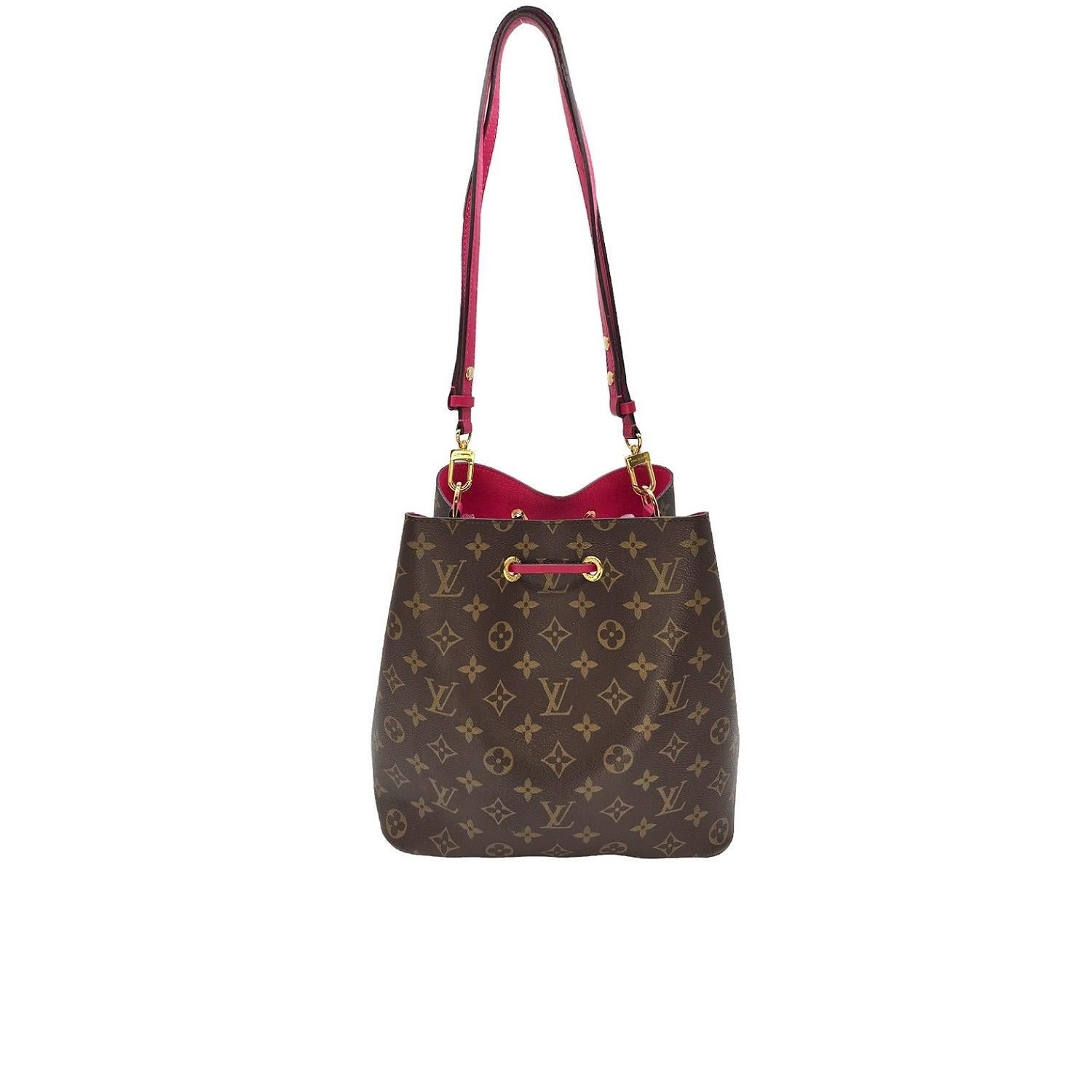 Louis Vuitton Monogram Canvas NeoNoe MM Bucket Bag In Good Condition In Scottsdale, AZ