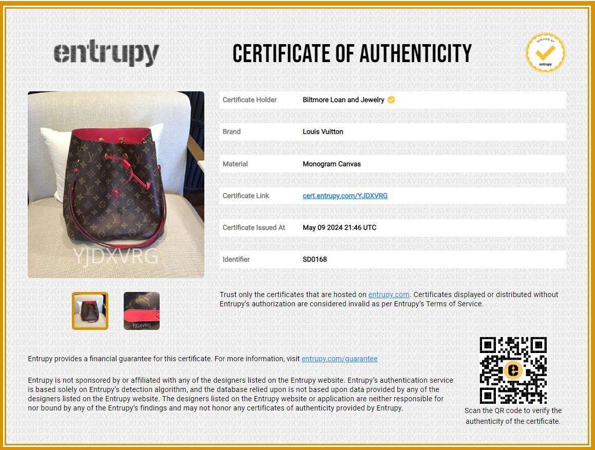 Louis Vuitton Monogram Canvas NeoNoe MM Bucket Bag 4
