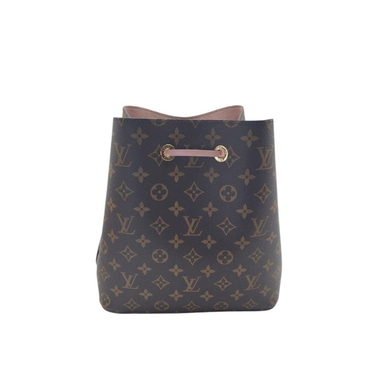 Women's Louis Vuitton Monogram Canvas NeoNoe MM Bucket Pink For Sale