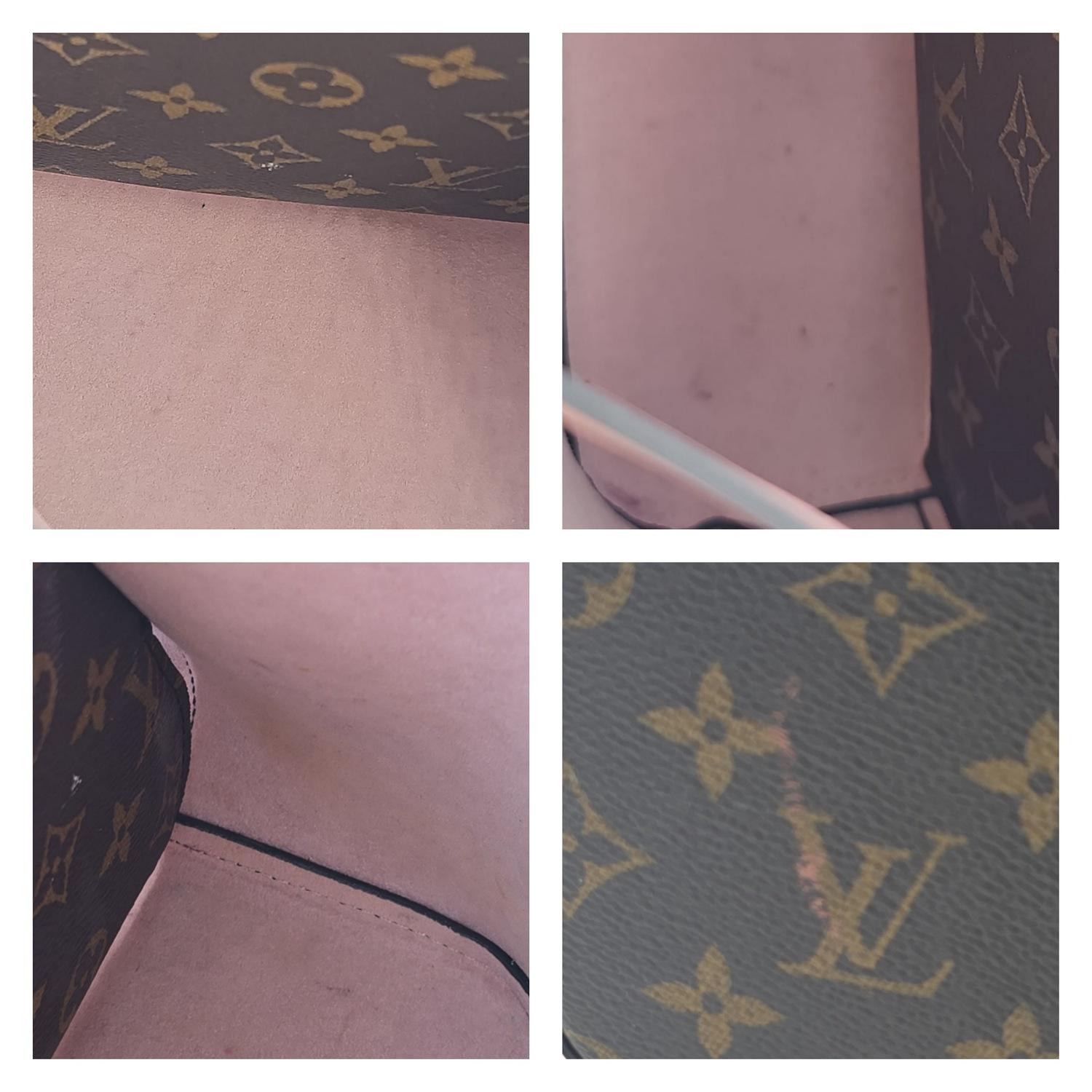 Louis Vuitton Monogram Canvas NeoNoe MM Bucket Pink For Sale 3
