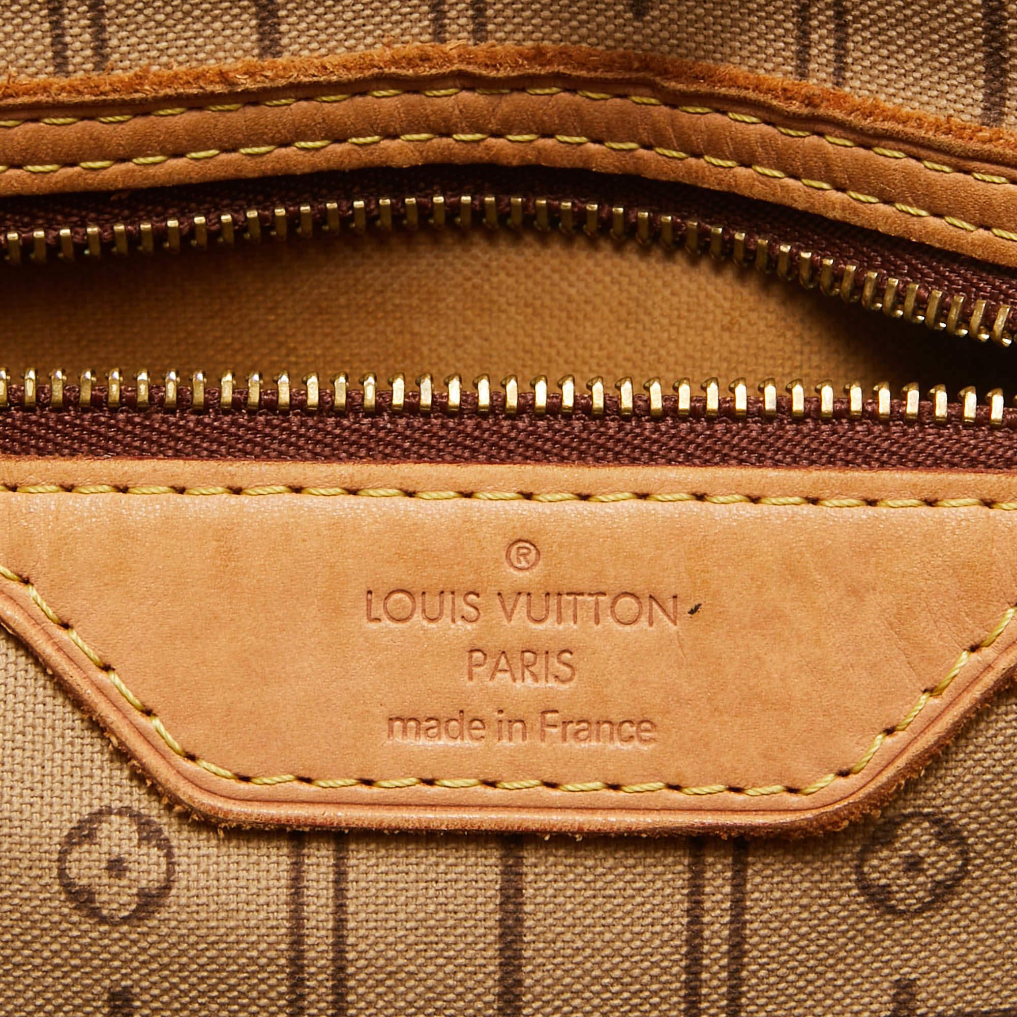 Louis Vuitton - Sac Neverfull GM en toile avec monogramme en vente 7