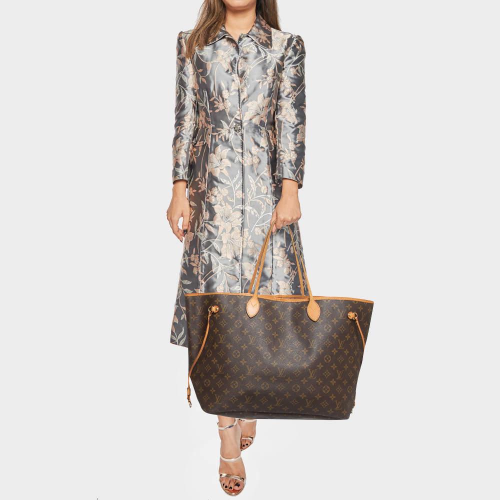 Louis Vuitton - Sac Neverfull GM en toile avec monogramme en vente 9