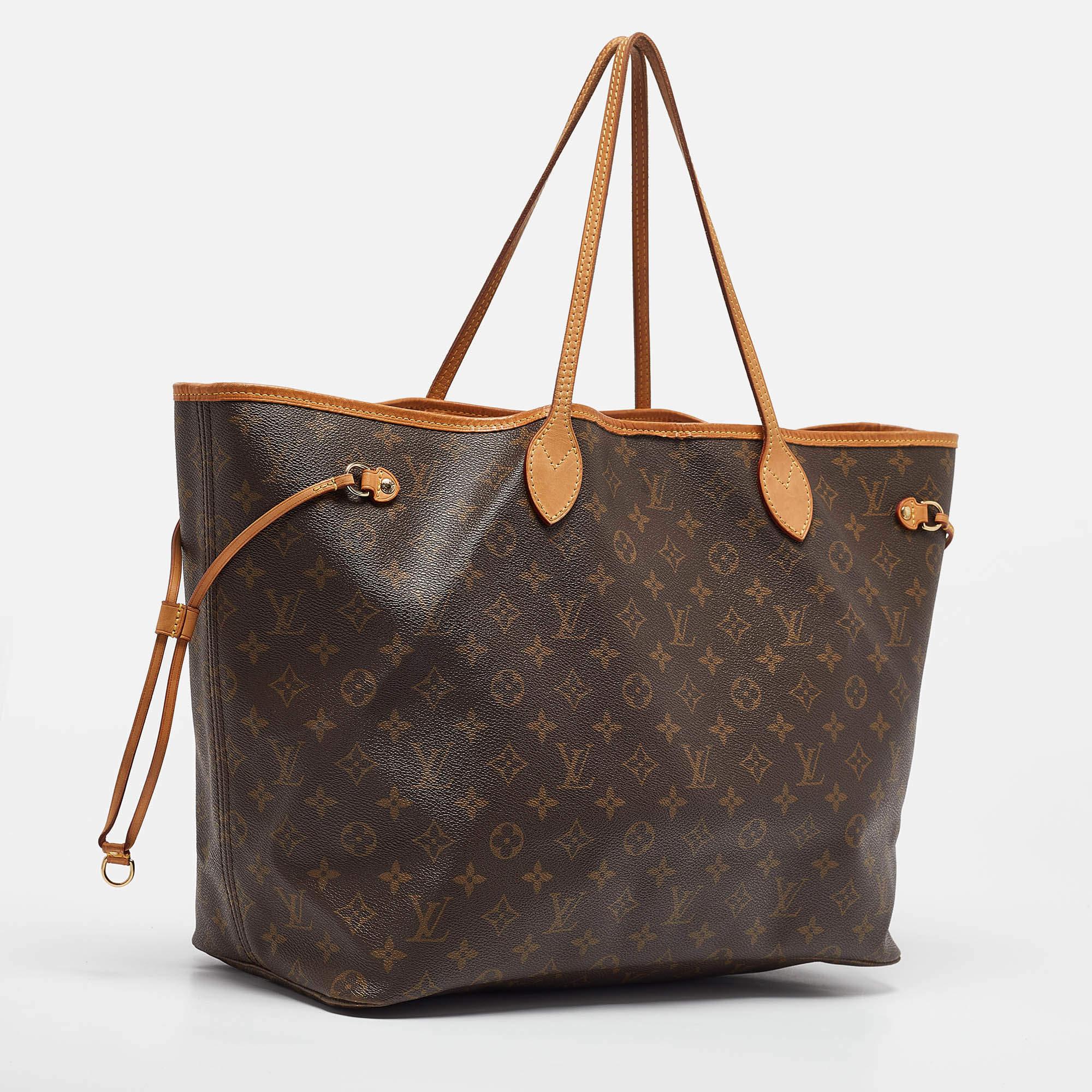 Louis Vuitton Monogram Canvas Neverfull GM Tasche (Schwarz)