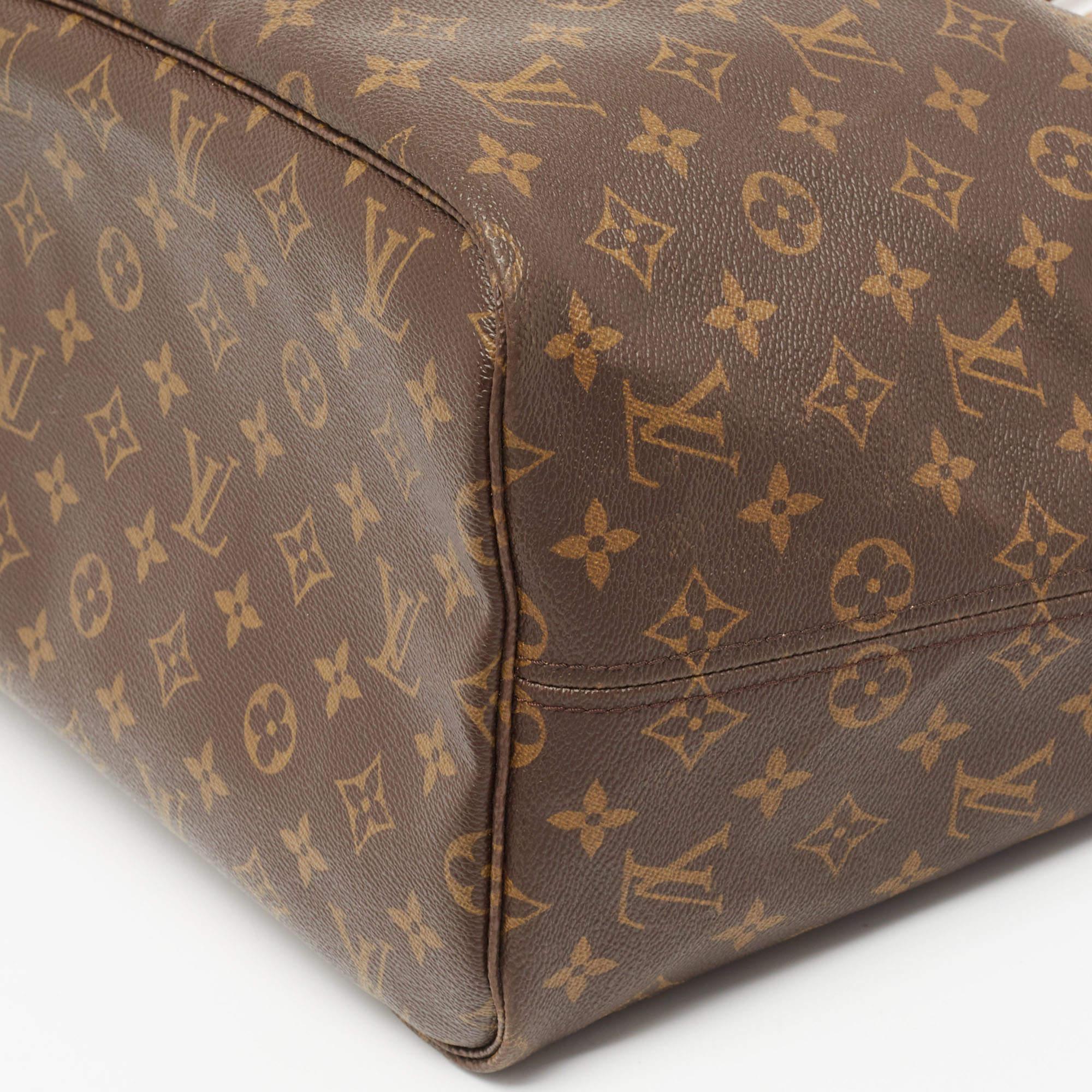 Louis Vuitton Monogram Canvas Neverfull GM Bag For Sale 2
