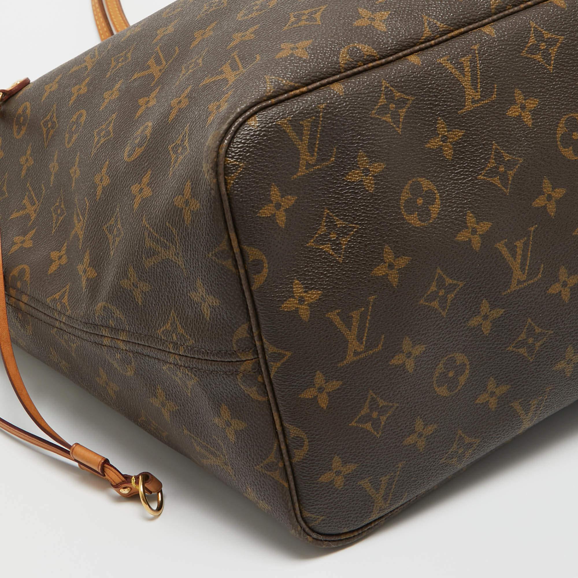 Louis Vuitton Monogram Canvas Neverfull GM Bag For Sale 2