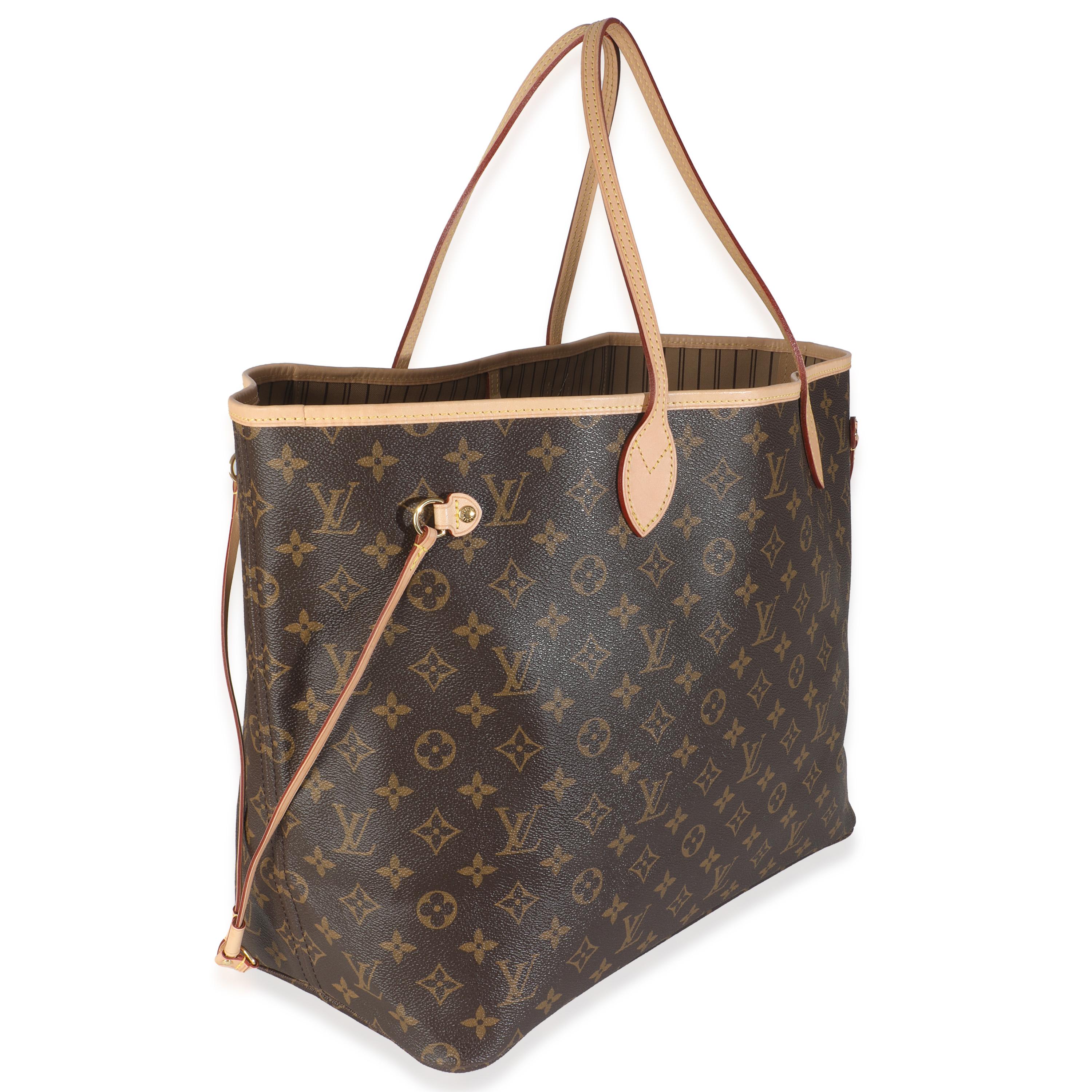 Louis Vuitton Monogram Canvas Neverfull GM In Excellent Condition For Sale In New York, NY