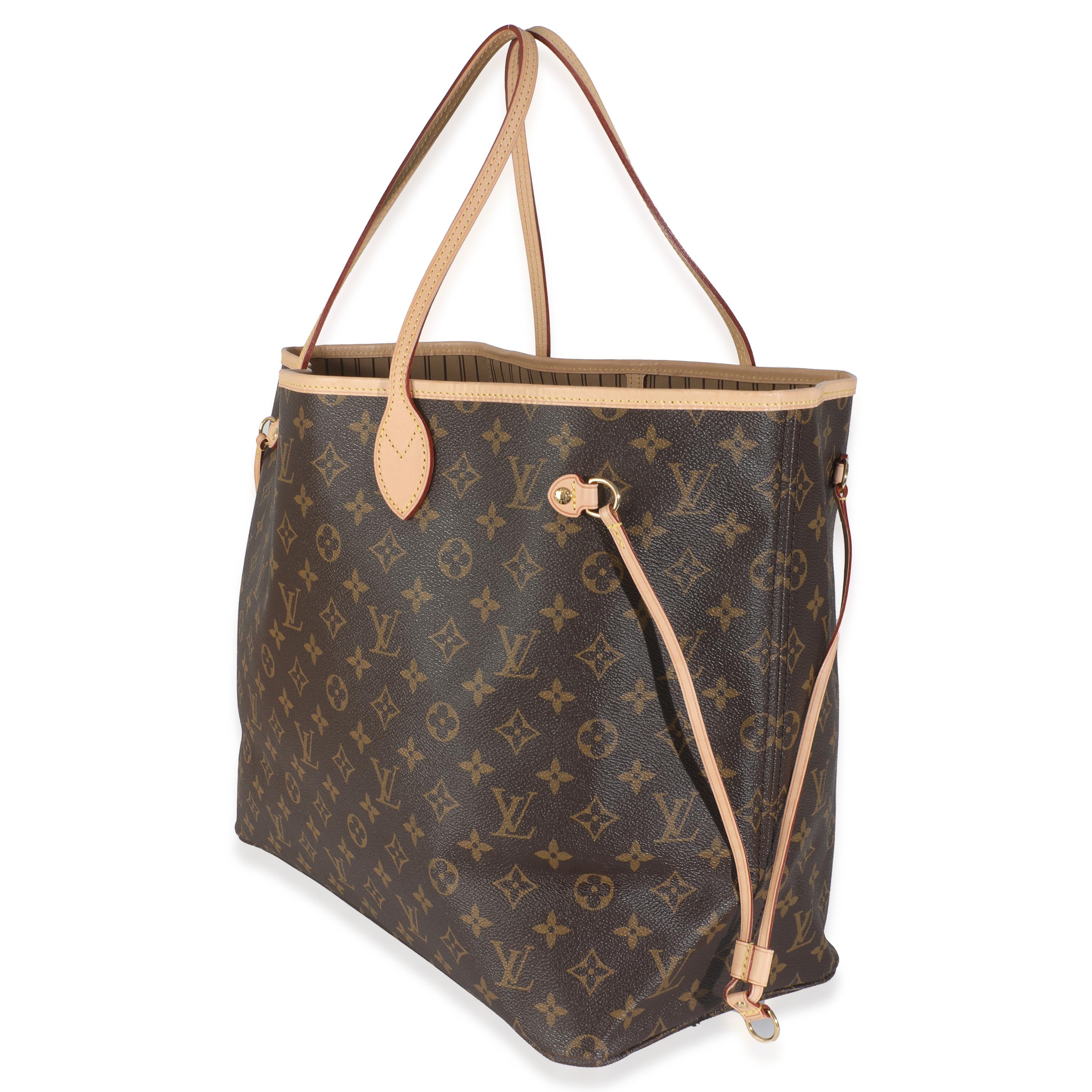 Women's or Men's Louis Vuitton Monogram Canvas Neverfull GM For Sale