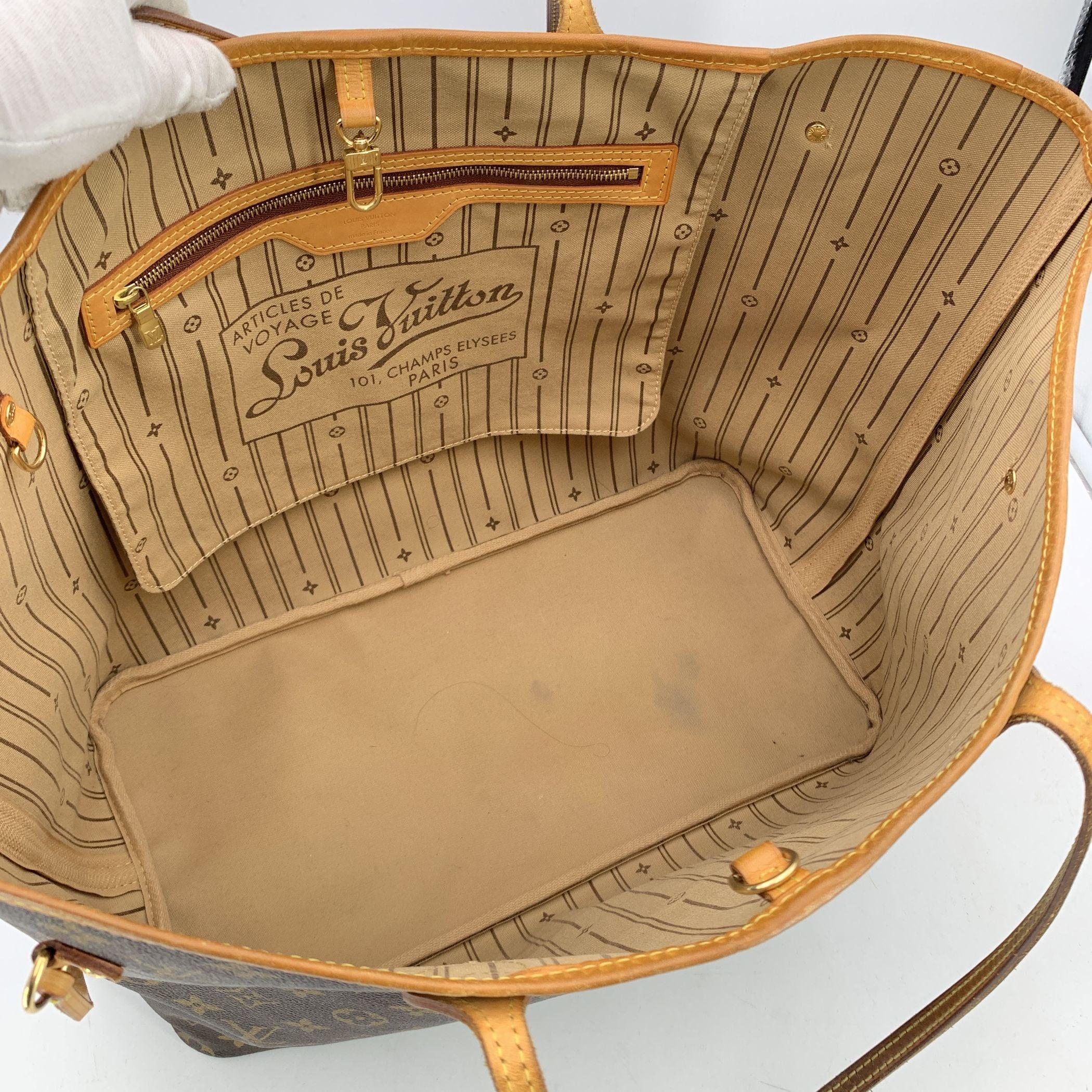 Women's Louis Vuitton Monogram Canvas Neverfull GM Shopping Tote Bag