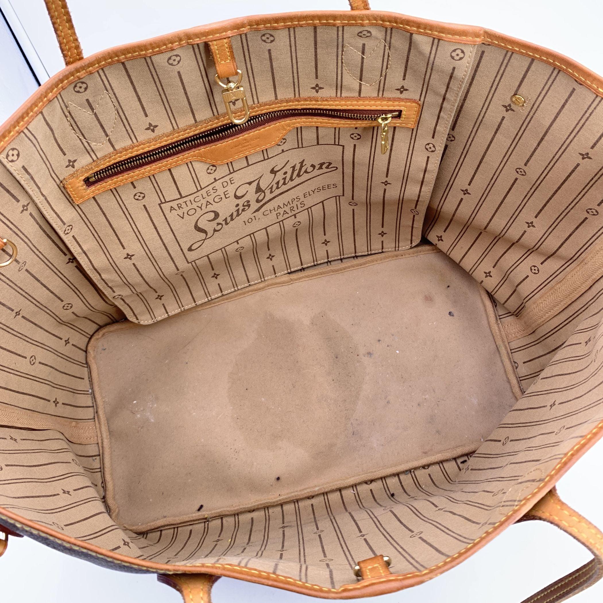 Louis Vuitton Monogram Canvas Neverfull GM Tote Shopping Bag In Good Condition For Sale In Rome, Rome