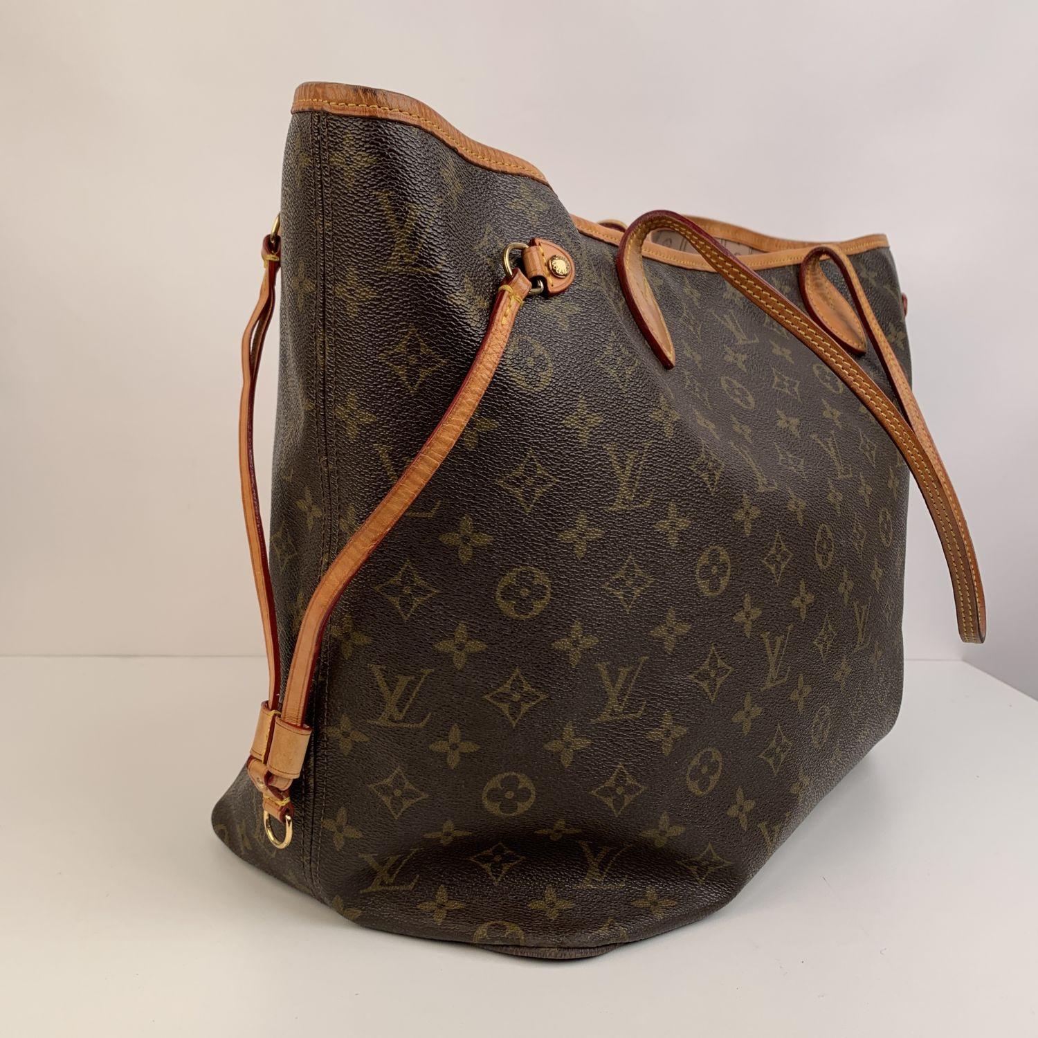 Louis Vuitton Monogram Canvas Neverfull GM Tote Shopping Bag In Good Condition In Rome, Rome
