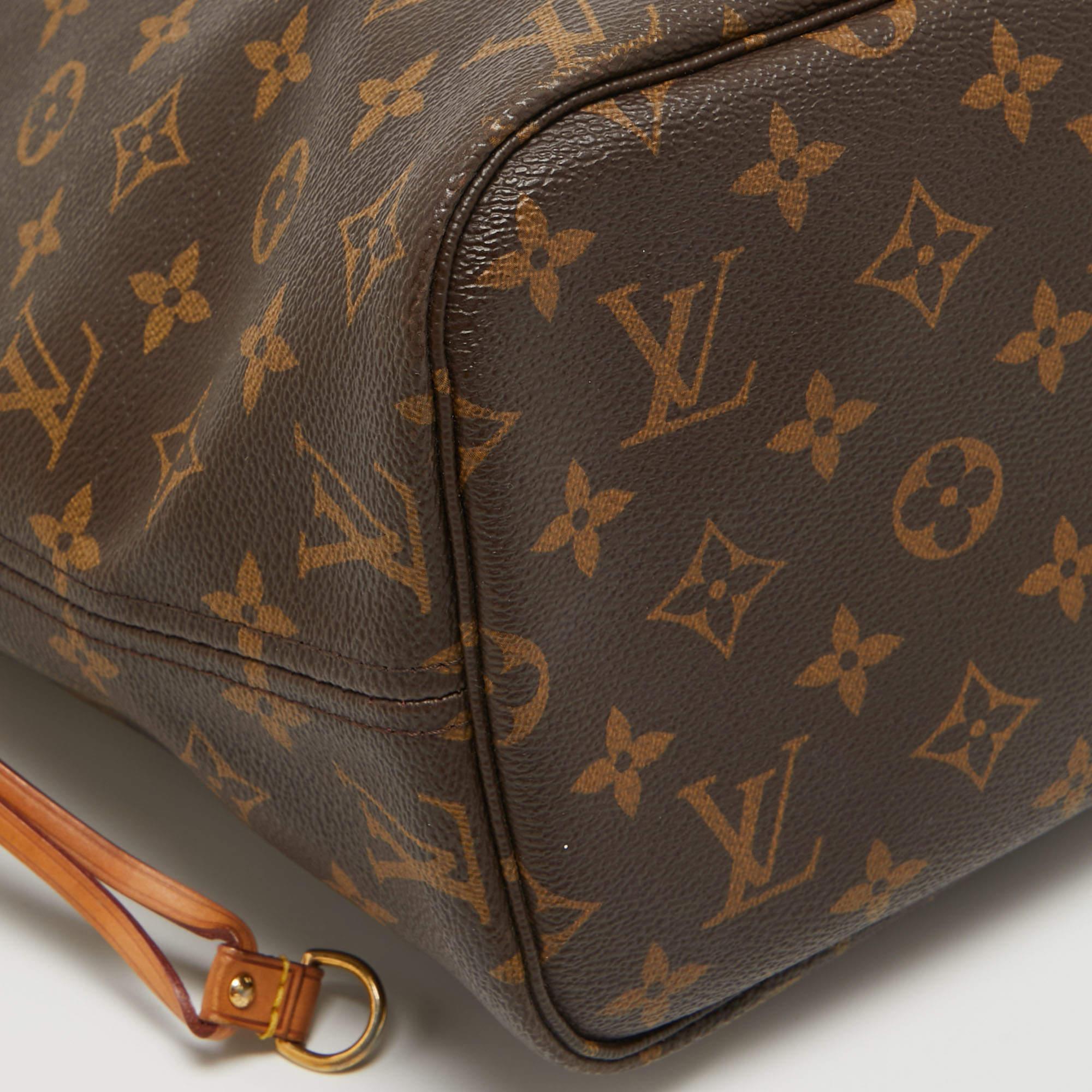 Louis Vuitton Monogram Canvas Neverfull MM Bag For Sale 1